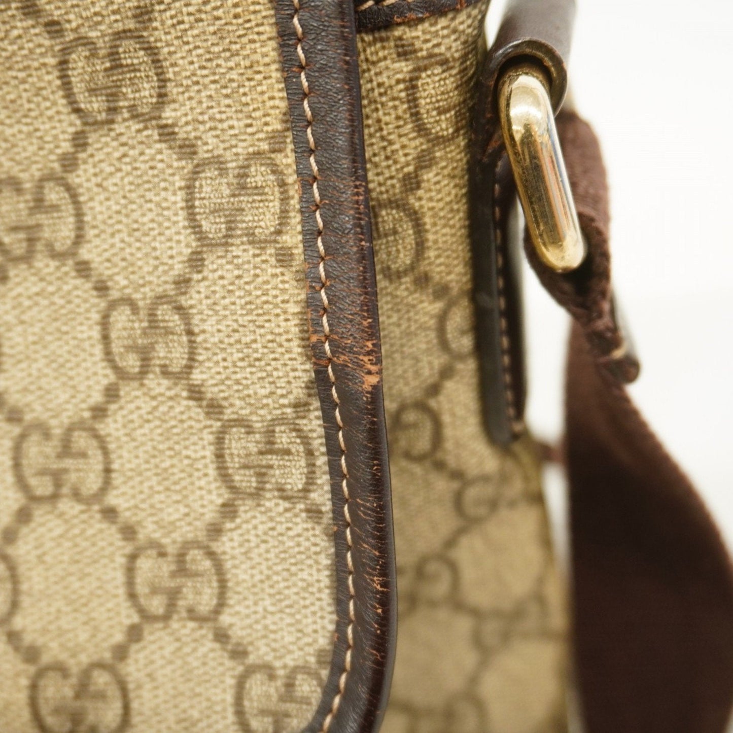 Gucci Brown Pvc Shoulder Bag