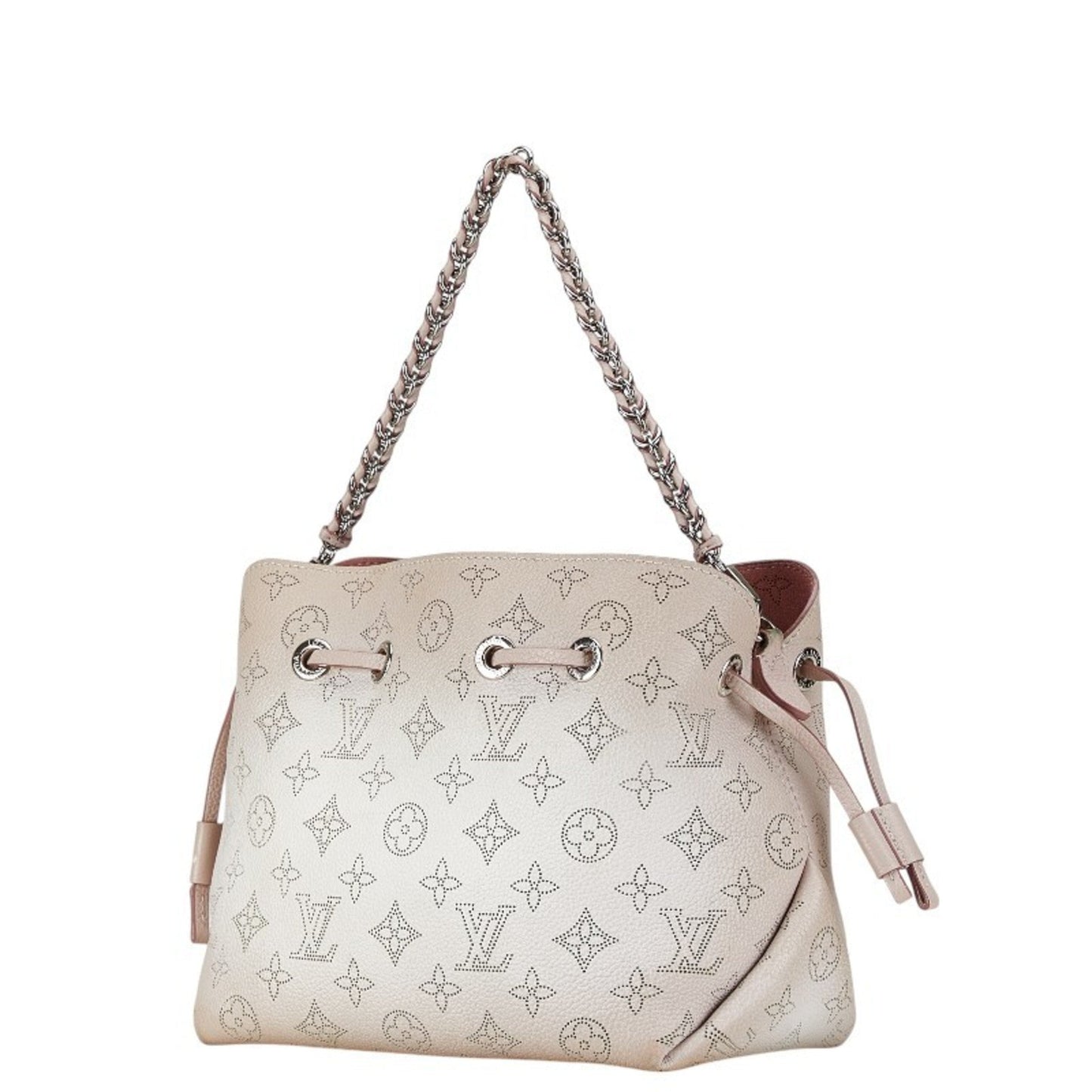 Louis Vuitton Mahina Magnolia Leather Handbag Shoulder Bag