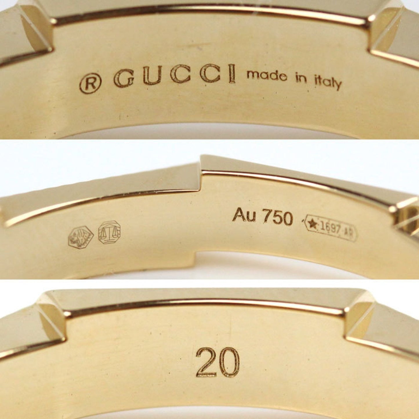 Gucci Yellow Gold Yellow Gold (18K) Band Ring