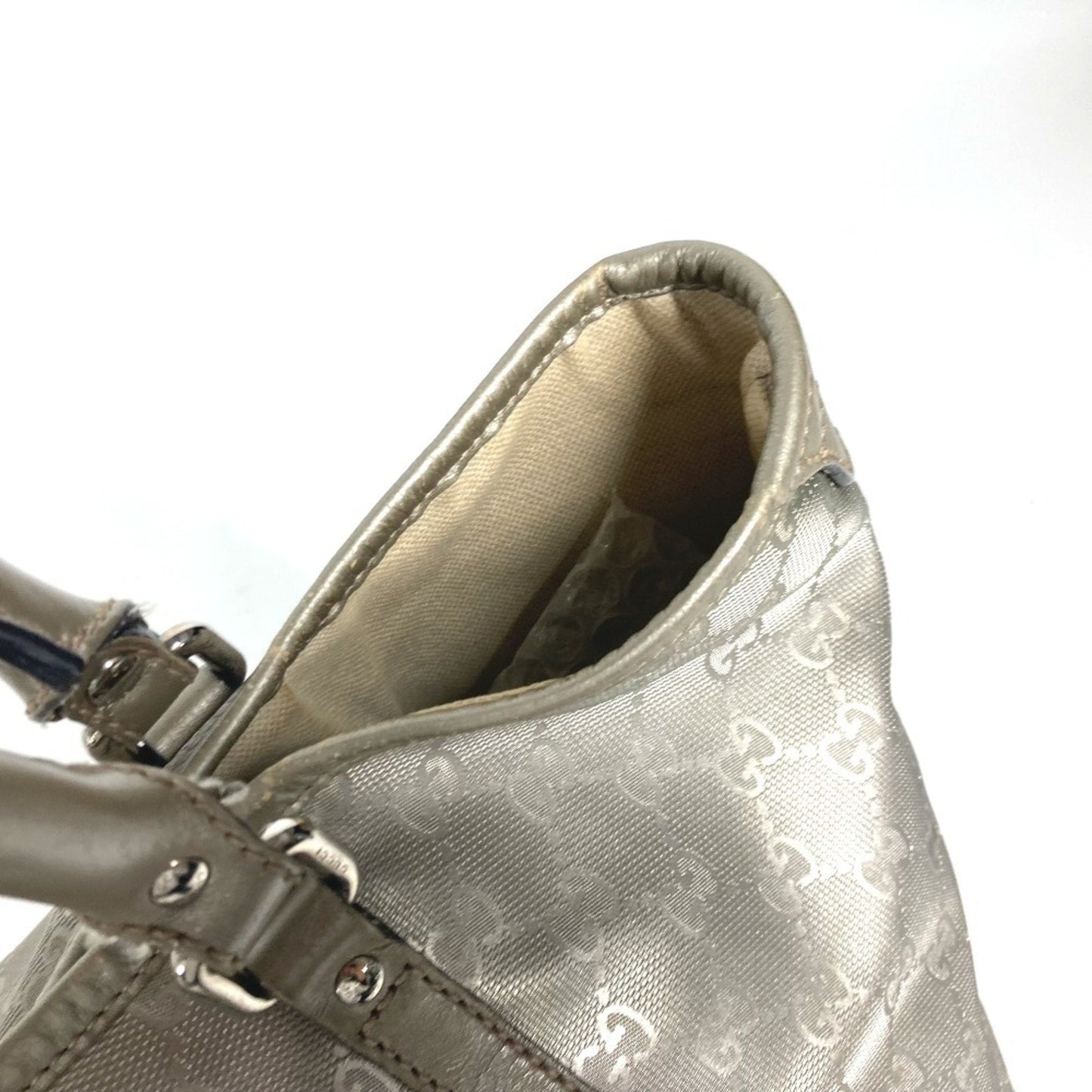 Gucci Gg Imprimé Beige Gold Gg Imprimé Shoulder Bag Tote Bag