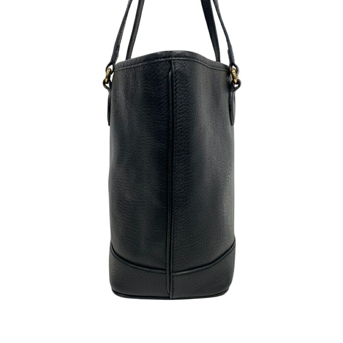 Gucci Black Leather Tote Bag