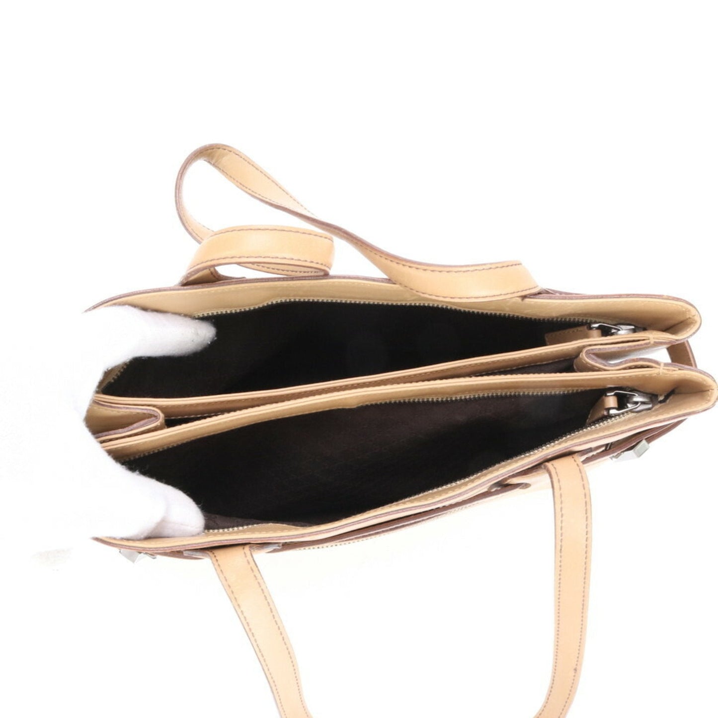 Gucci Light Brown Leather Shoulder Bag