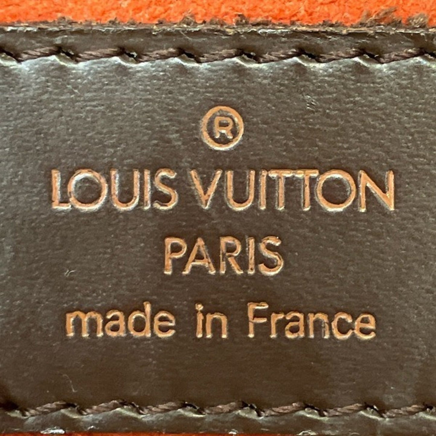 Louis Vuitton Damier Brown Damier Canvas Leather Shoulder Bag