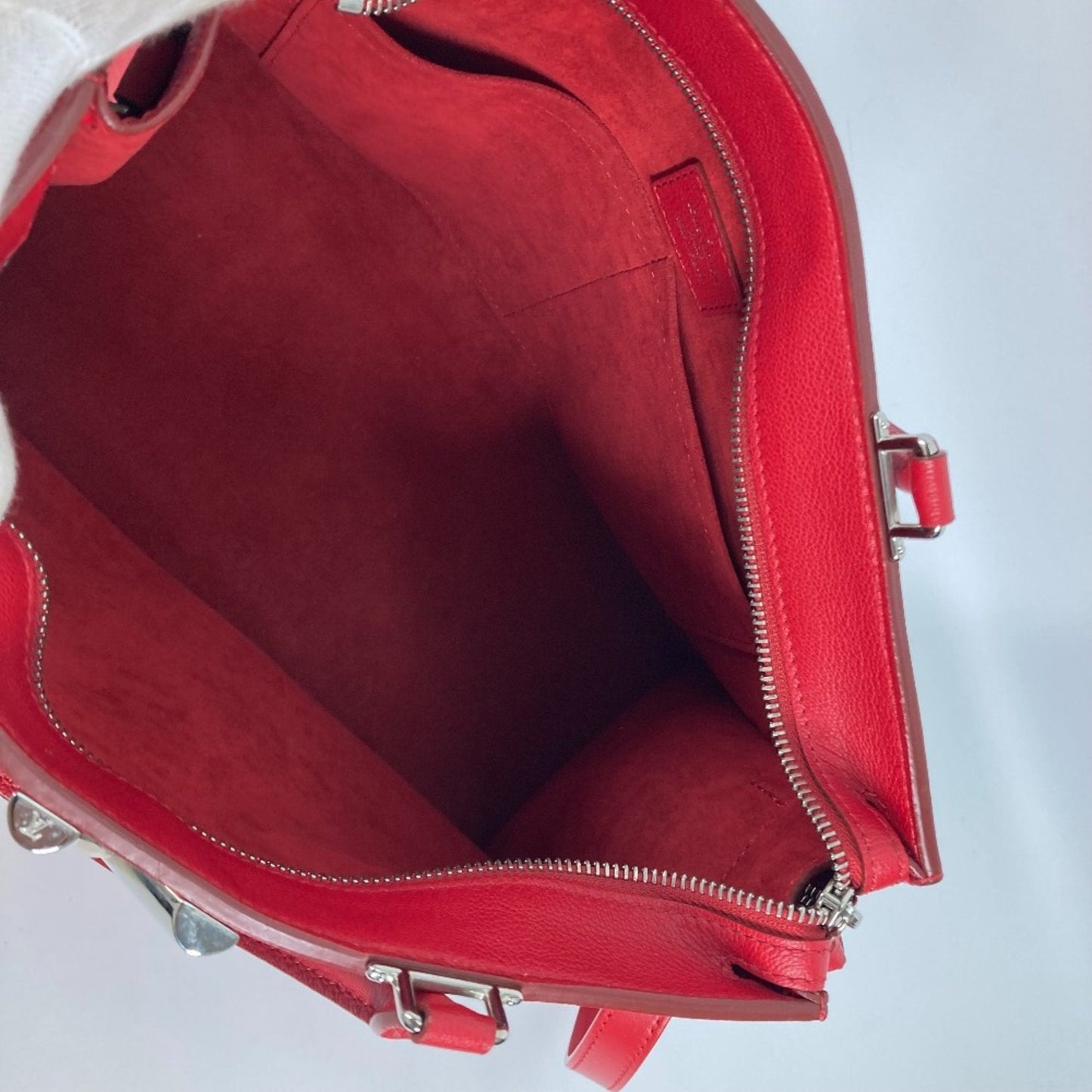Louis Vuitton Red Leather Shoulder Bag