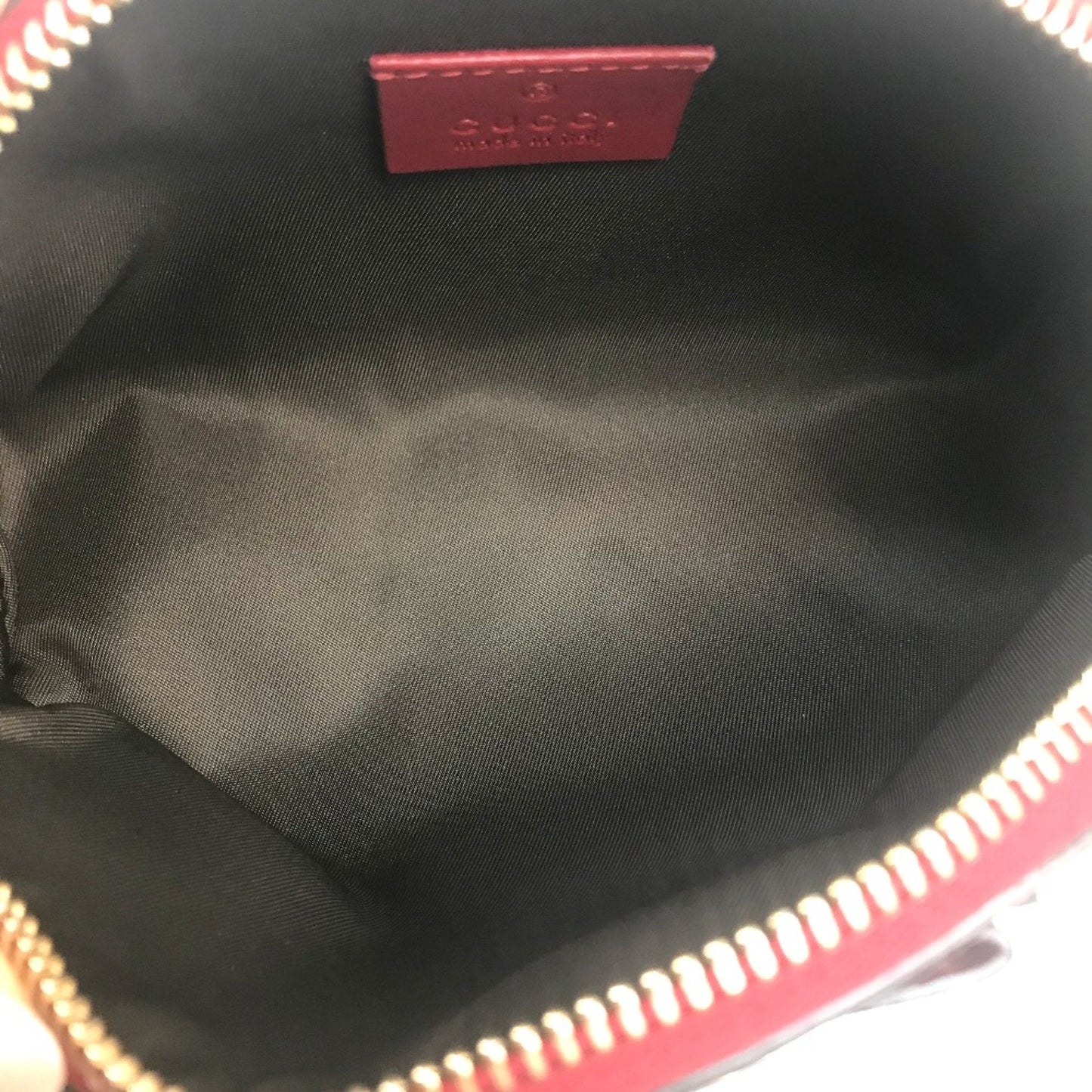 Gucci Red Leather Pouch