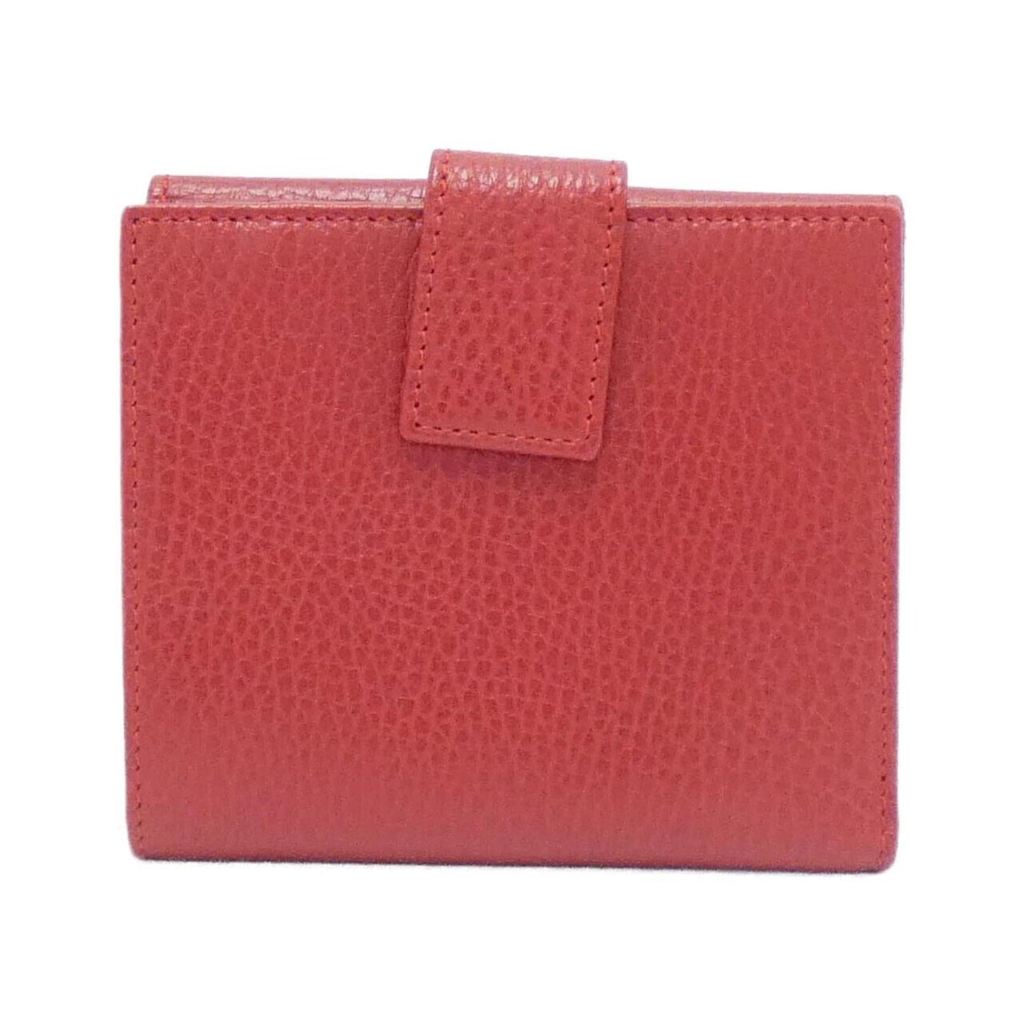 Gucci Red Color Leather Wallet (Bi-Fold)