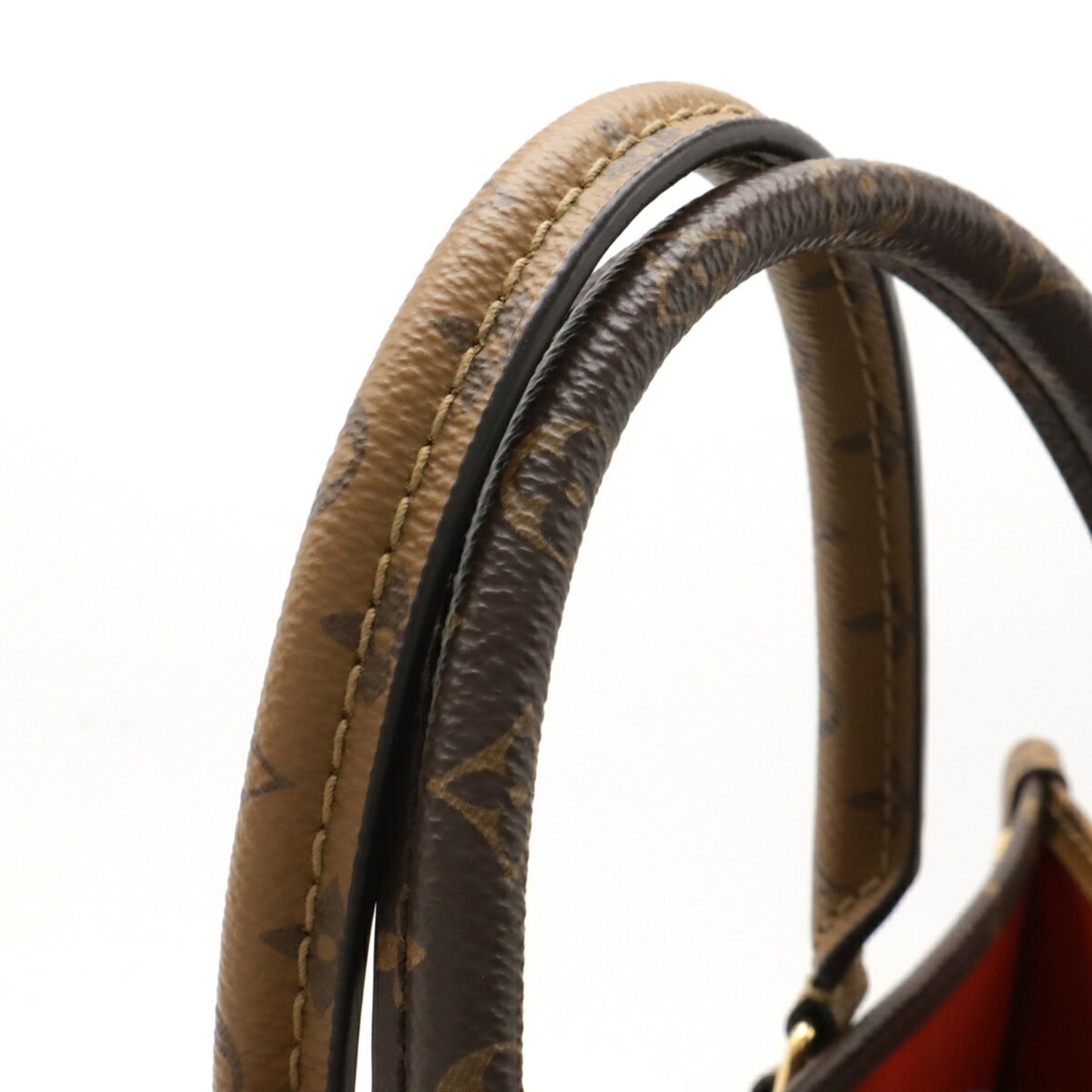 Louis Vuitton Brown Monogram Canvas Monogram Reverse Handbag Shoulder Bag Tote Bag
