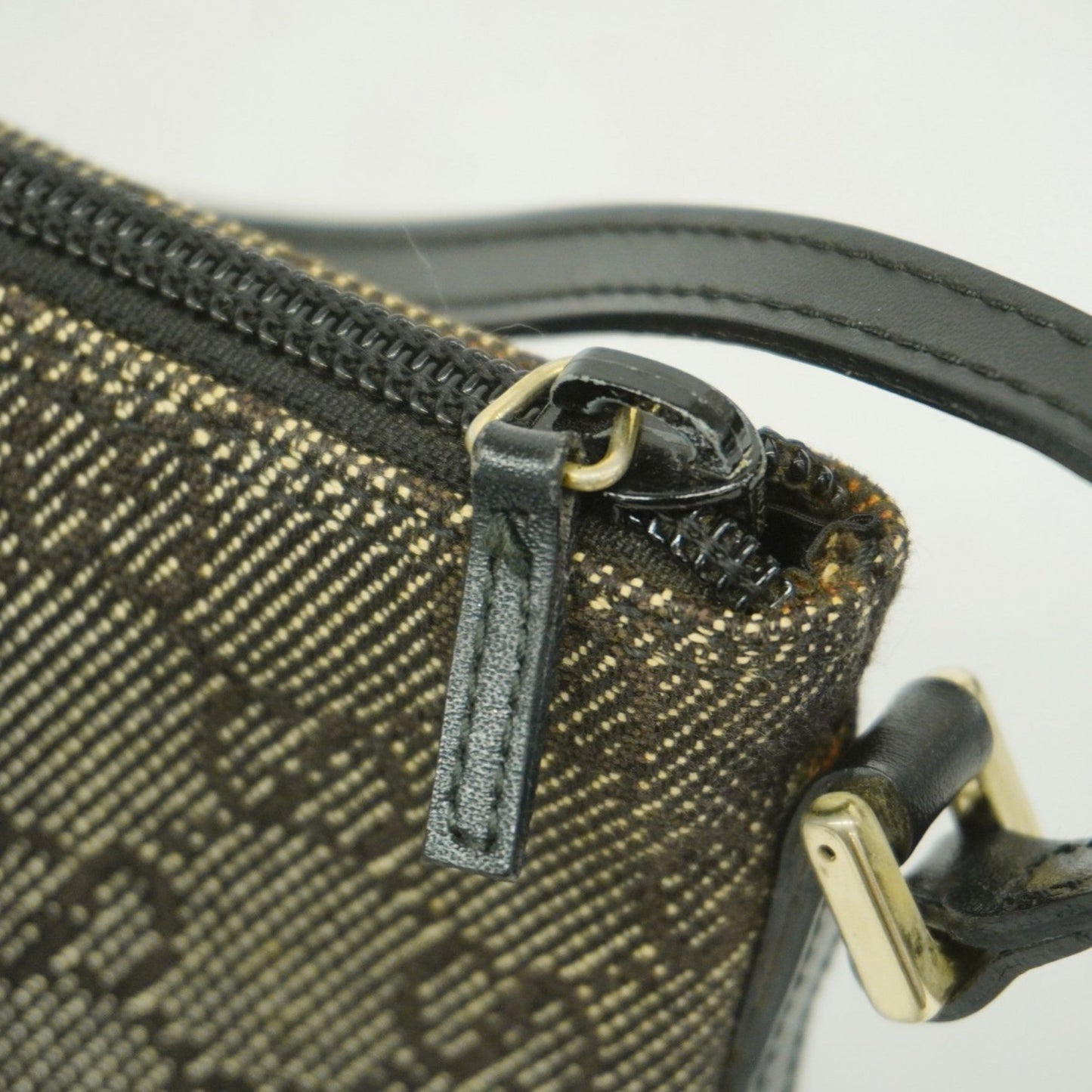 Gucci Black Canvas Handbag