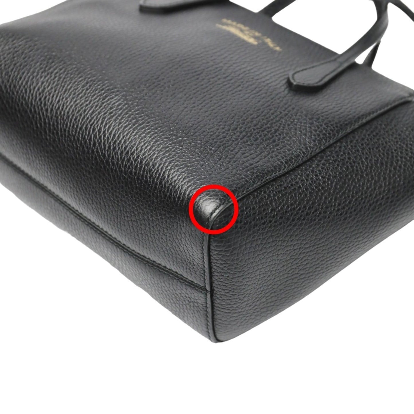 Gucci Black Leather Tote Bag