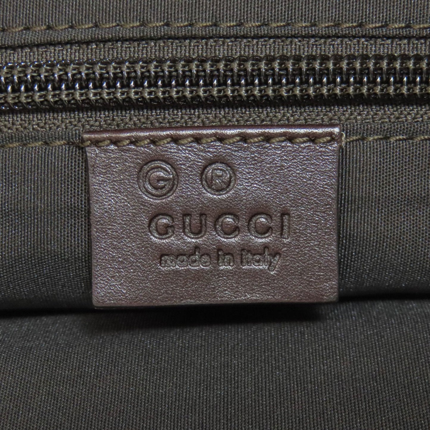 Gucci Brown Canvas Shoulder Bag