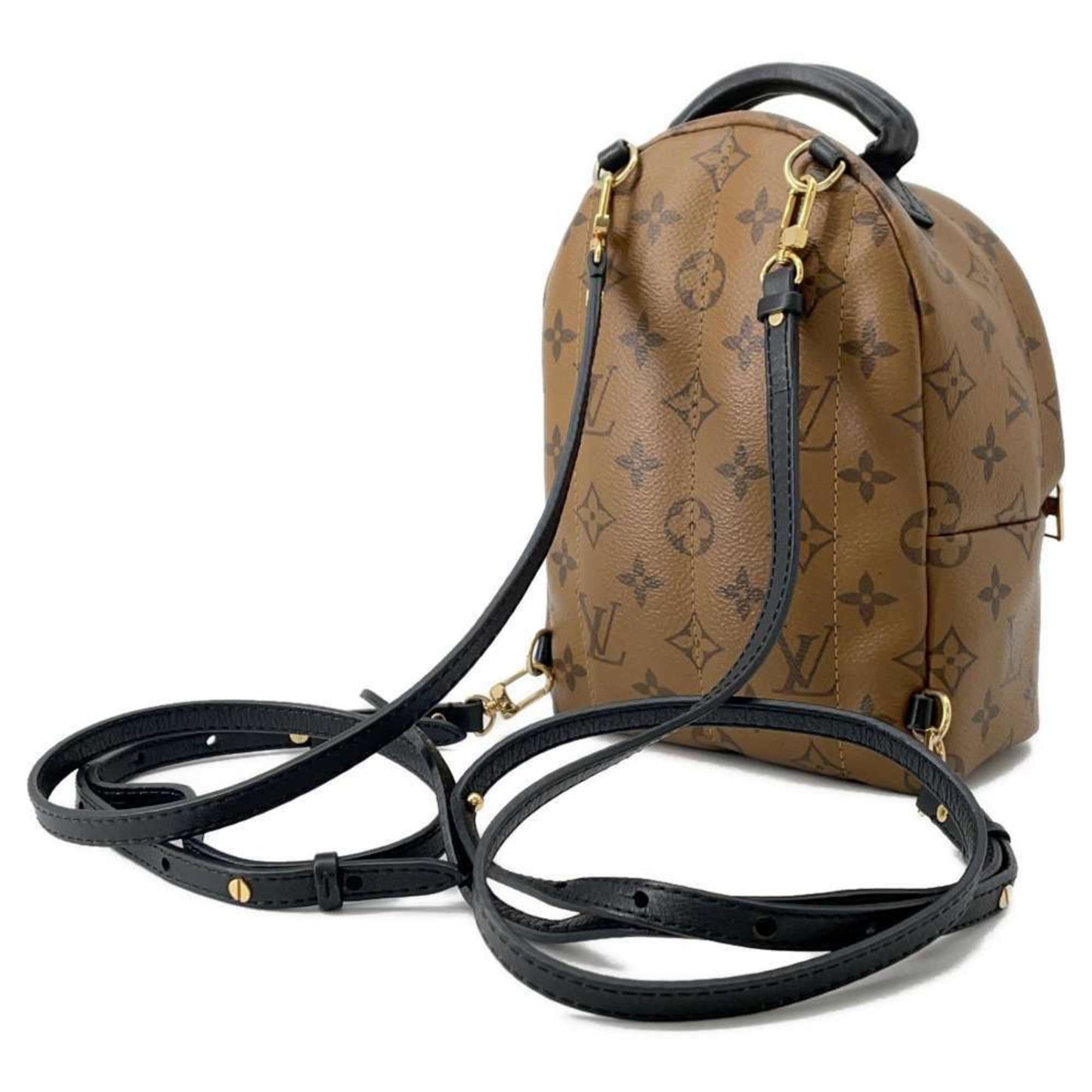 Louis Vuitton Noir Monogram Reverse Monogram Backpack