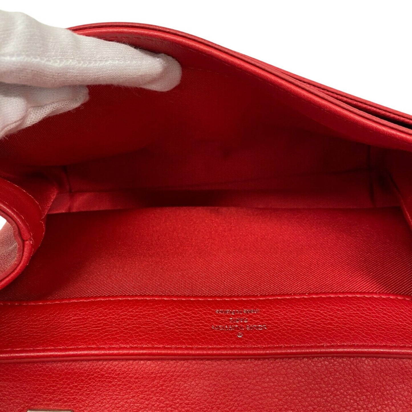 Louis Vuitton Red Color Leather Shoulder Bag