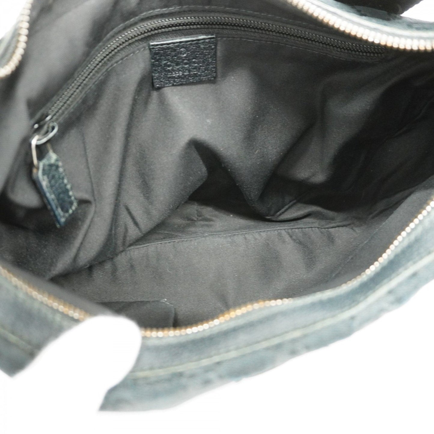 Gucci Black Canvas Shoulder Bag
