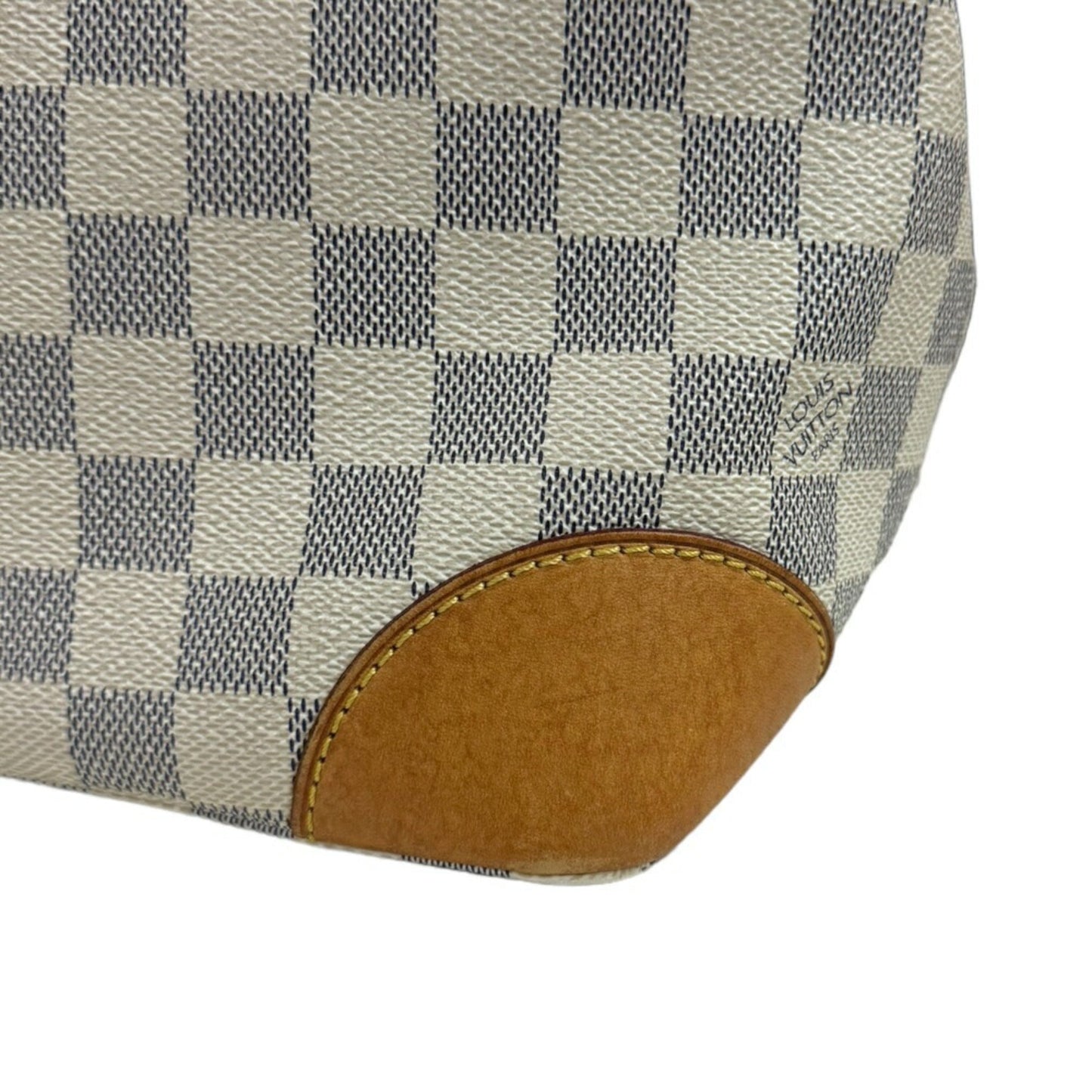Louis Vuitton White Damier Azur Shoulder Bag