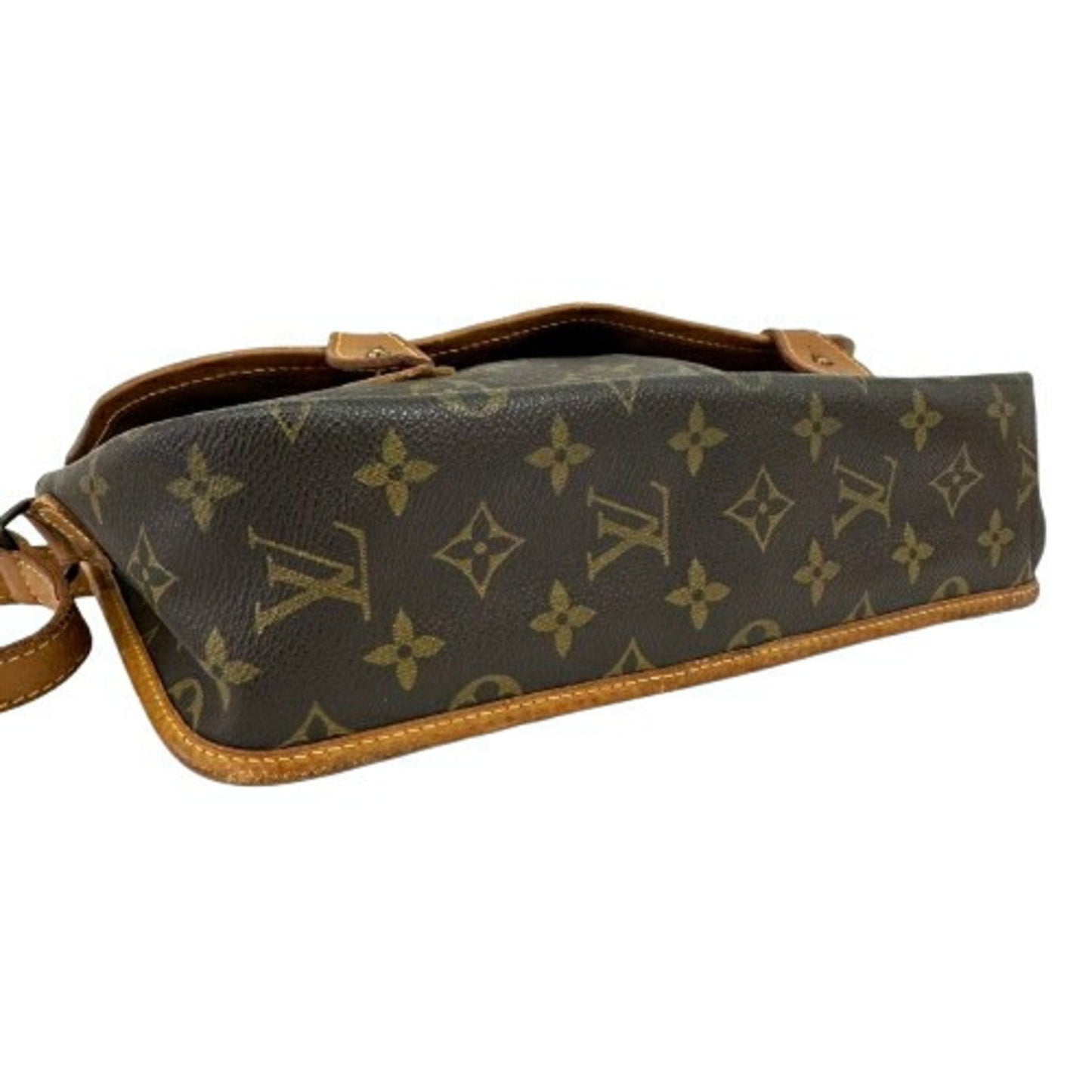 Louis Vuitton Monogram Brown Coated Canvas Shoulder Bag