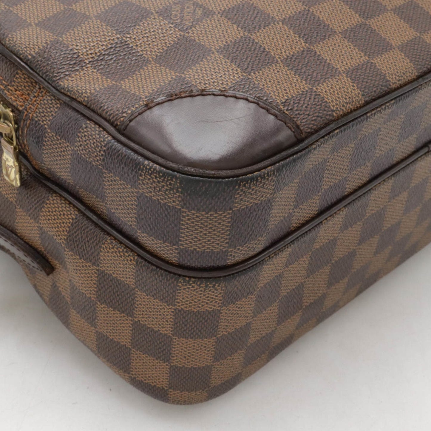 Louis Vuitton Brown Pvc Shoulder Bag