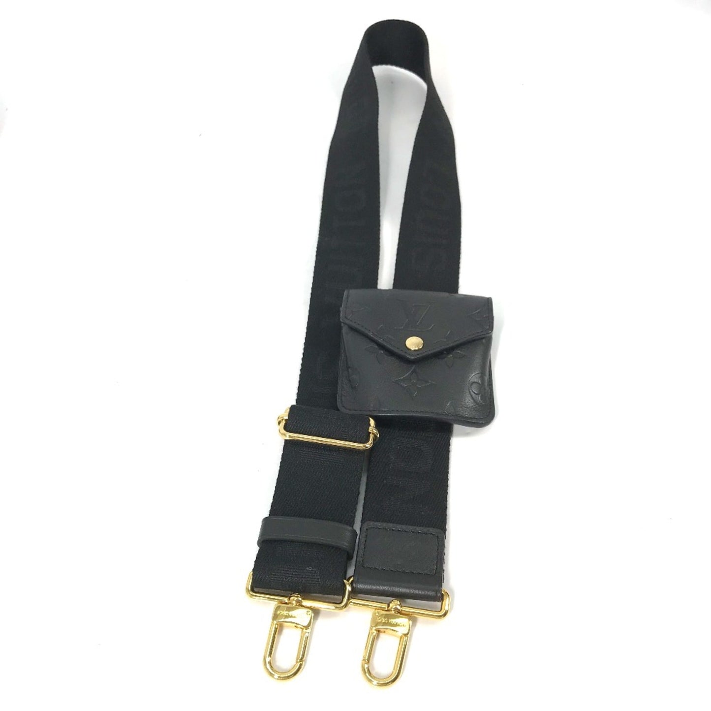 Louis Vuitton Black Leather Shoulder Bag
