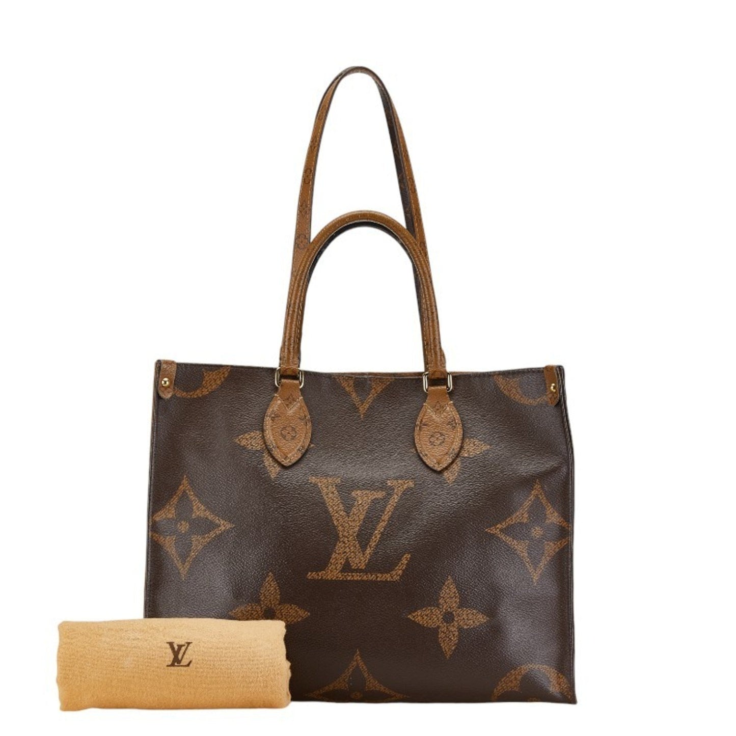 Louis Vuitton Brown Monogram Pvc Leather Handbag Shoulder Bag