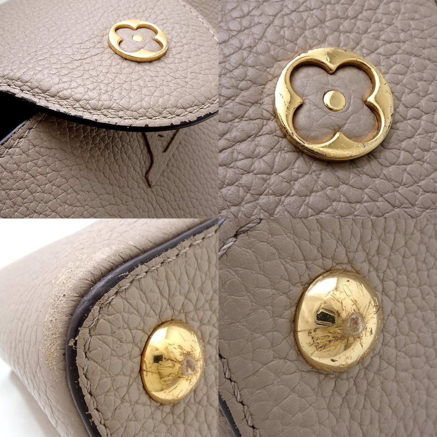 Louis Vuitton Galle Leather Handbag Shoulder Bag