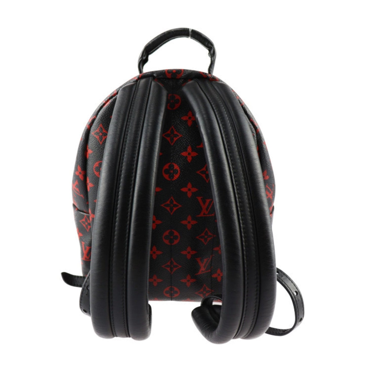 Louis Vuitton Black Monogram Red Color Monogram Backpack Handbag