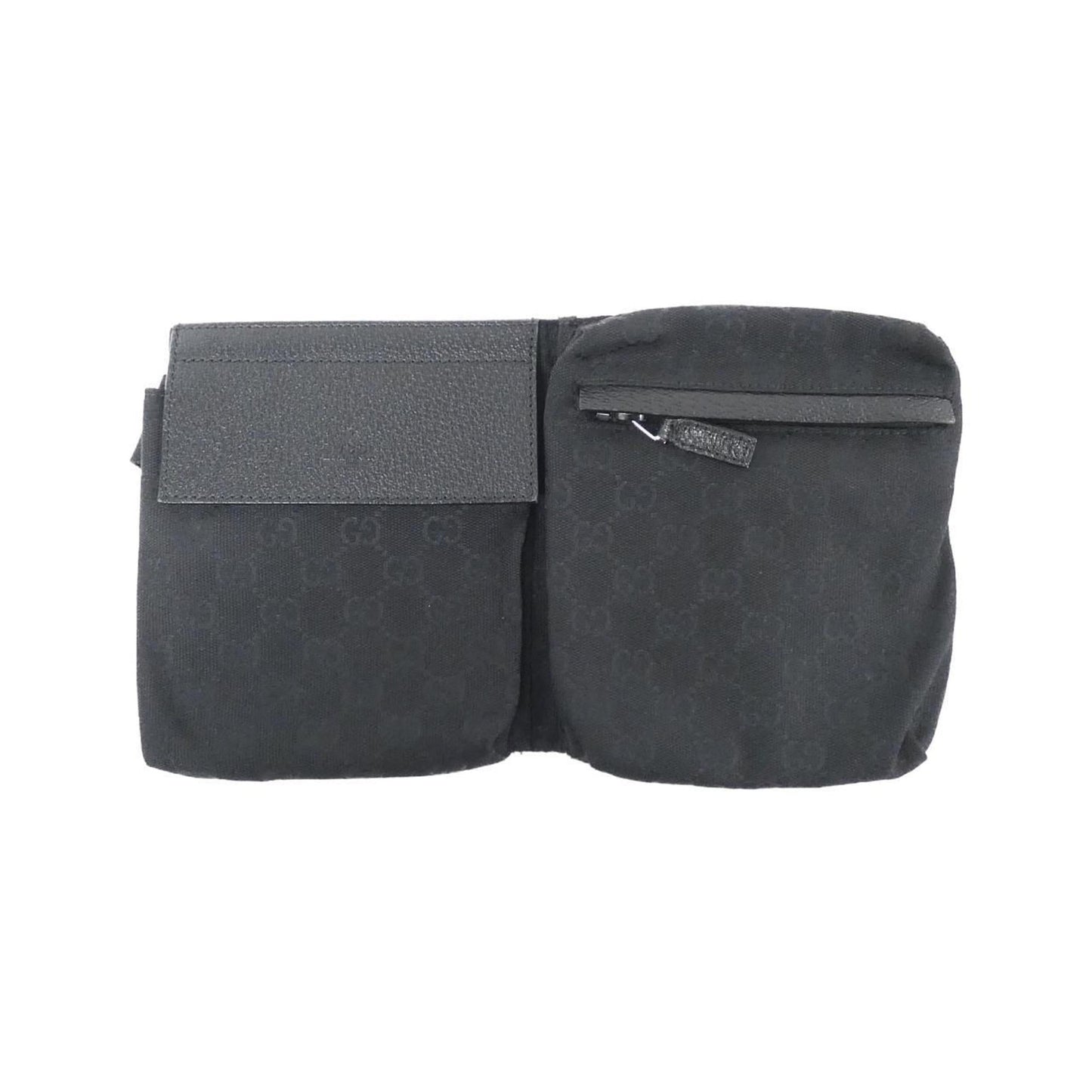 Gucci Black Gg Canvas Fanny Pack ()