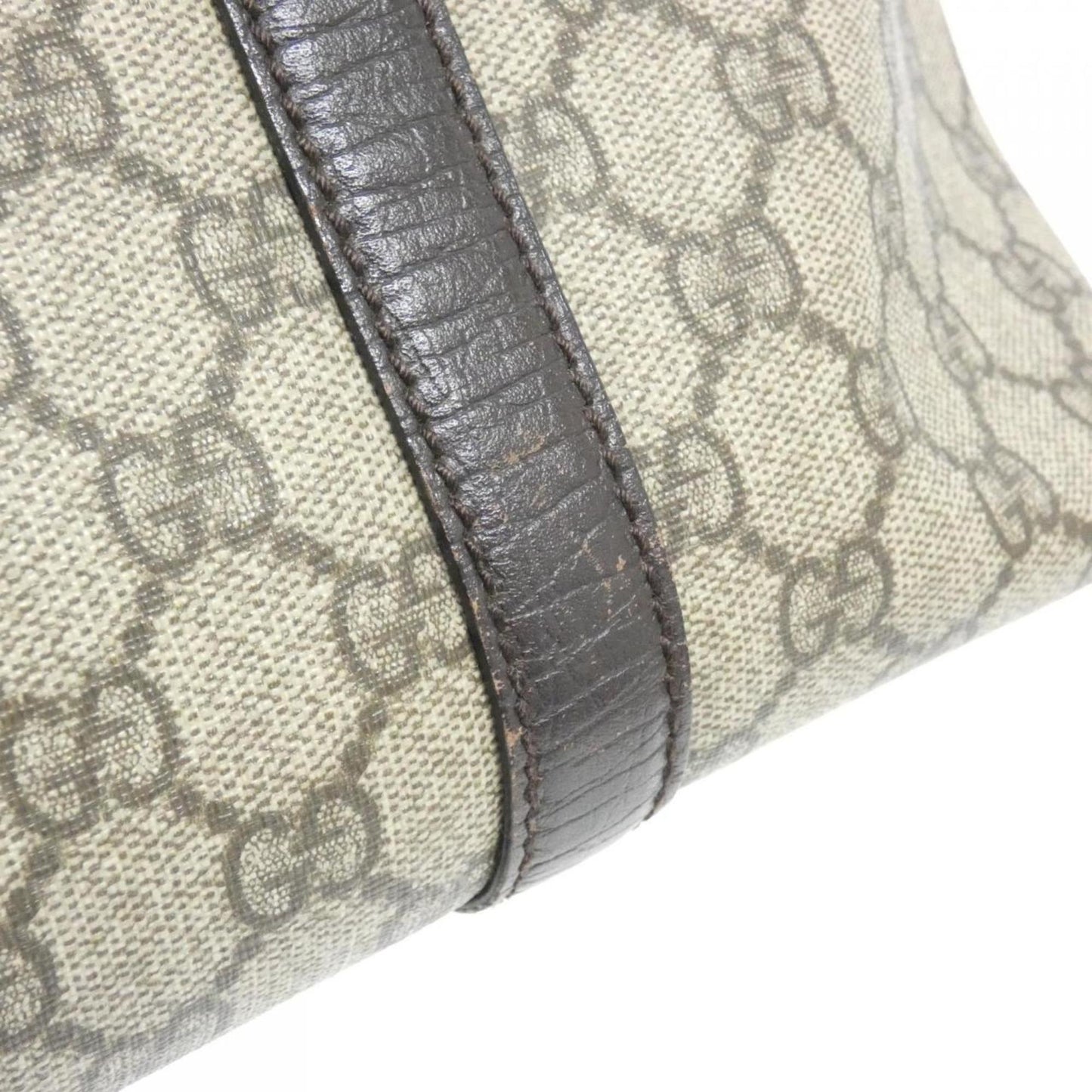 Gucci Beige Brown Gg Plus Tote Bag
