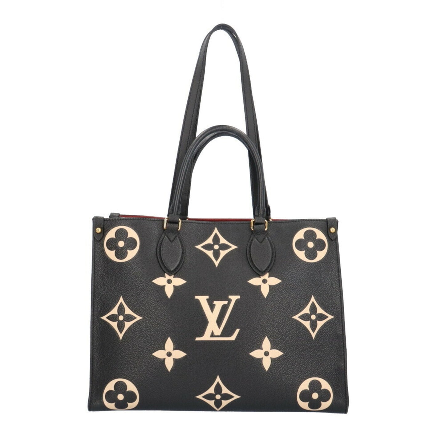Louis Vuitton Beige Black Monogram Empreinte Shoulder Bag ()