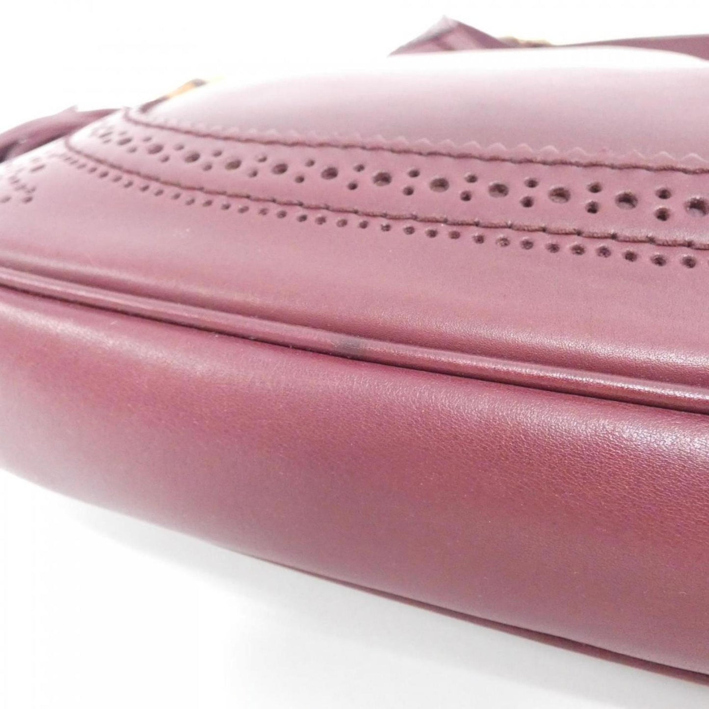 Gucci Bordeaux Leather Shoulder Bag