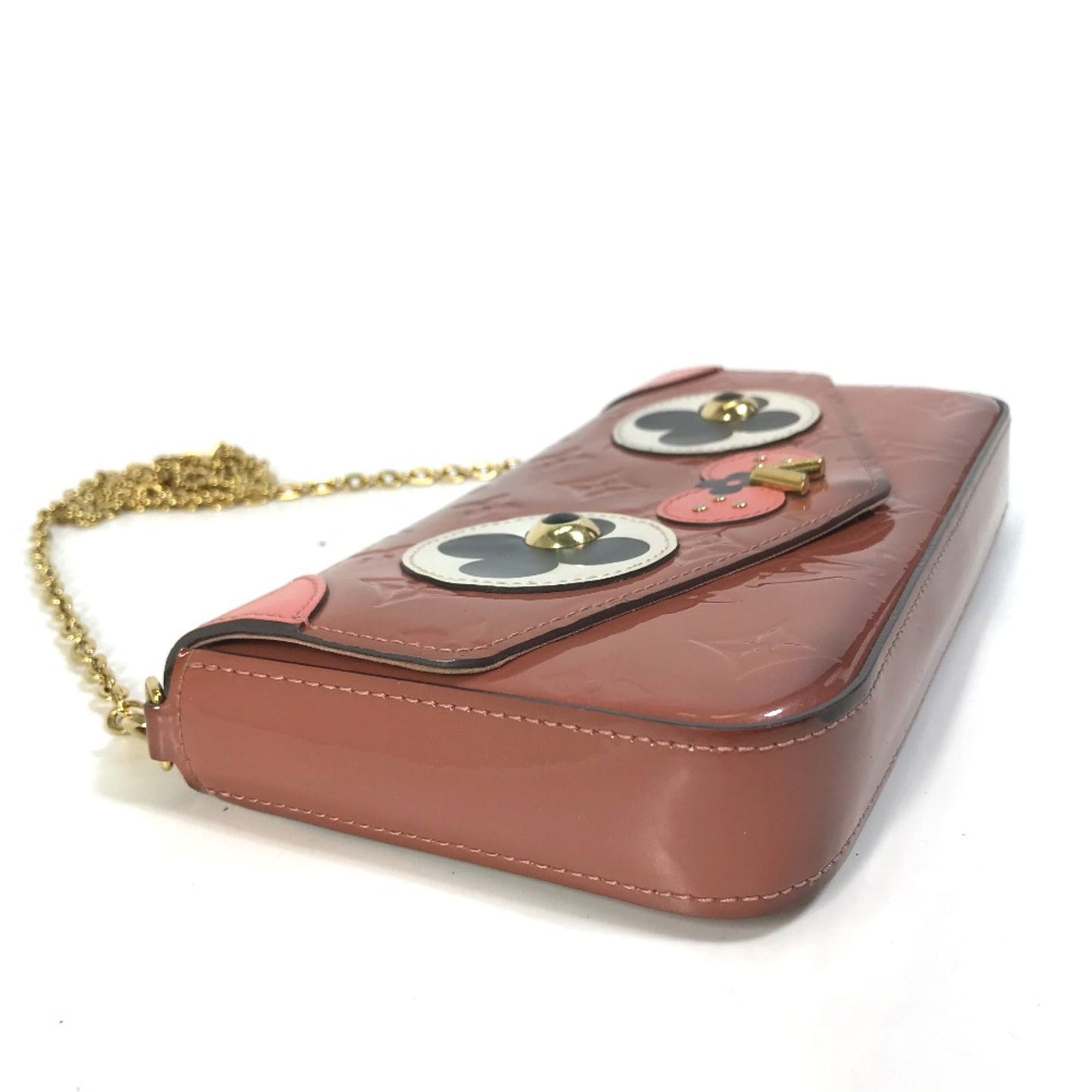 Louis Vuitton Pink Leather Shoulder Bag