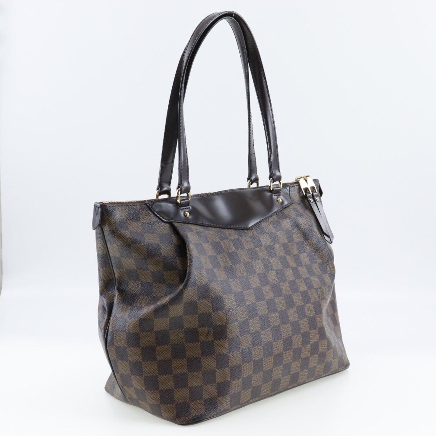 Louis Vuitton Damier Brown Damier Canvas Shoulder Bag