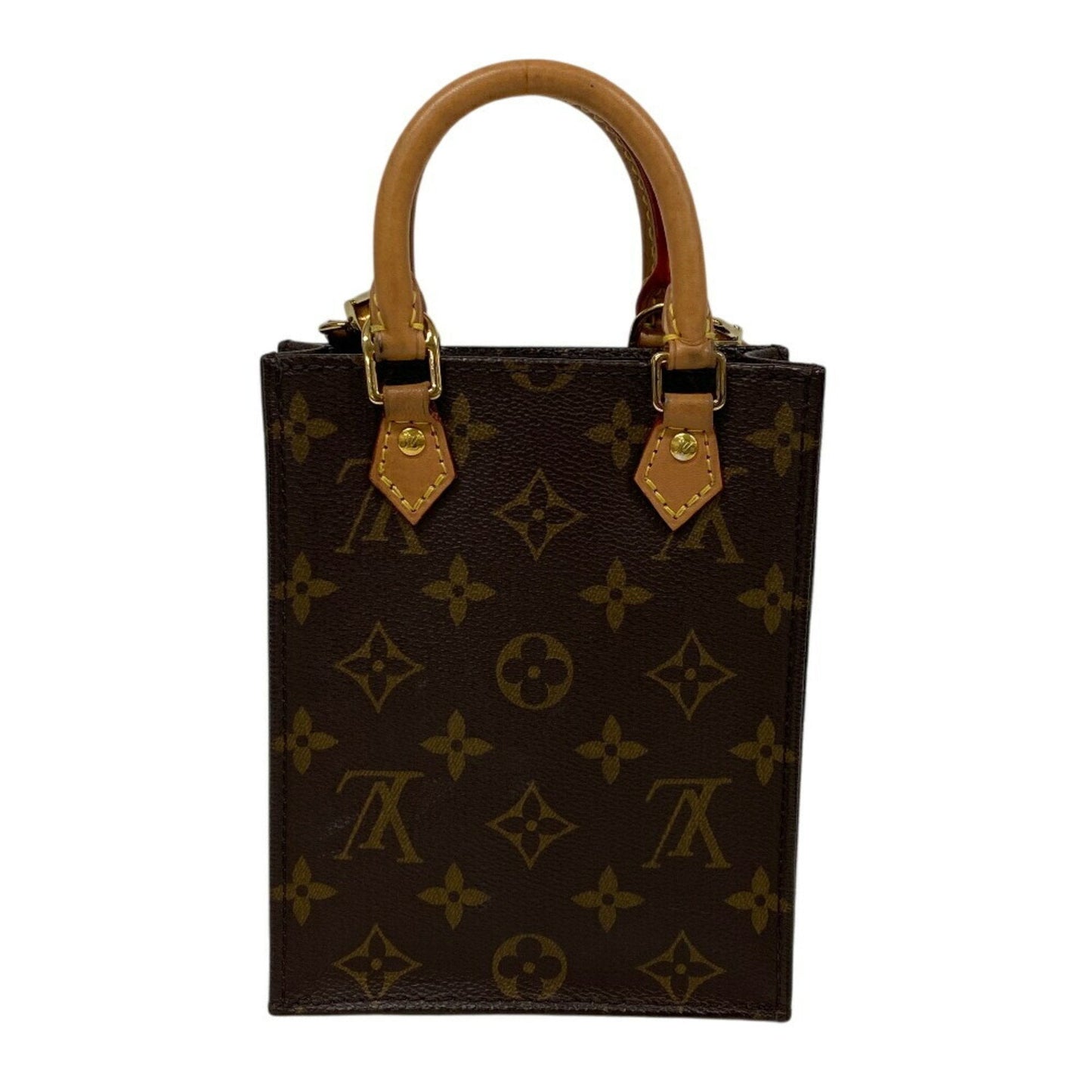 Louis Vuitton Monogram Brown Leather Shoulder Bag