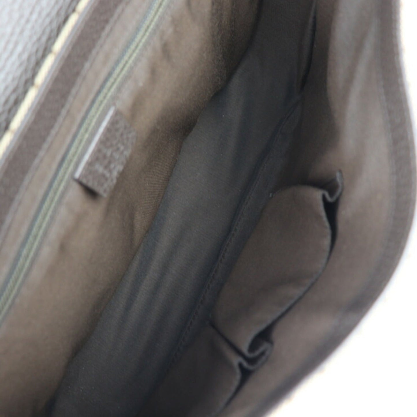 Gucci Beige Brown Gg Canvas Leather Handbag Messenger Bag Shoulder Bag Tote Bag