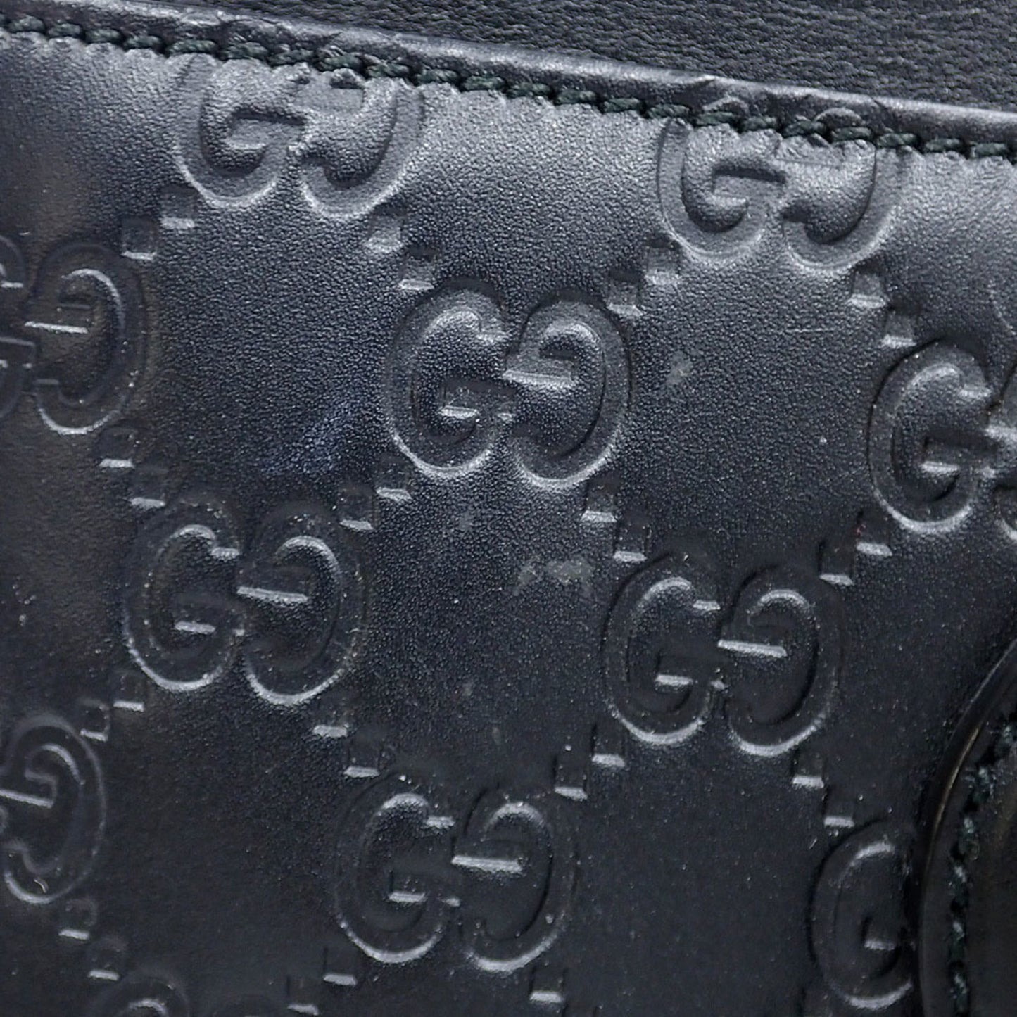 Gucci Black Leather Handbag
