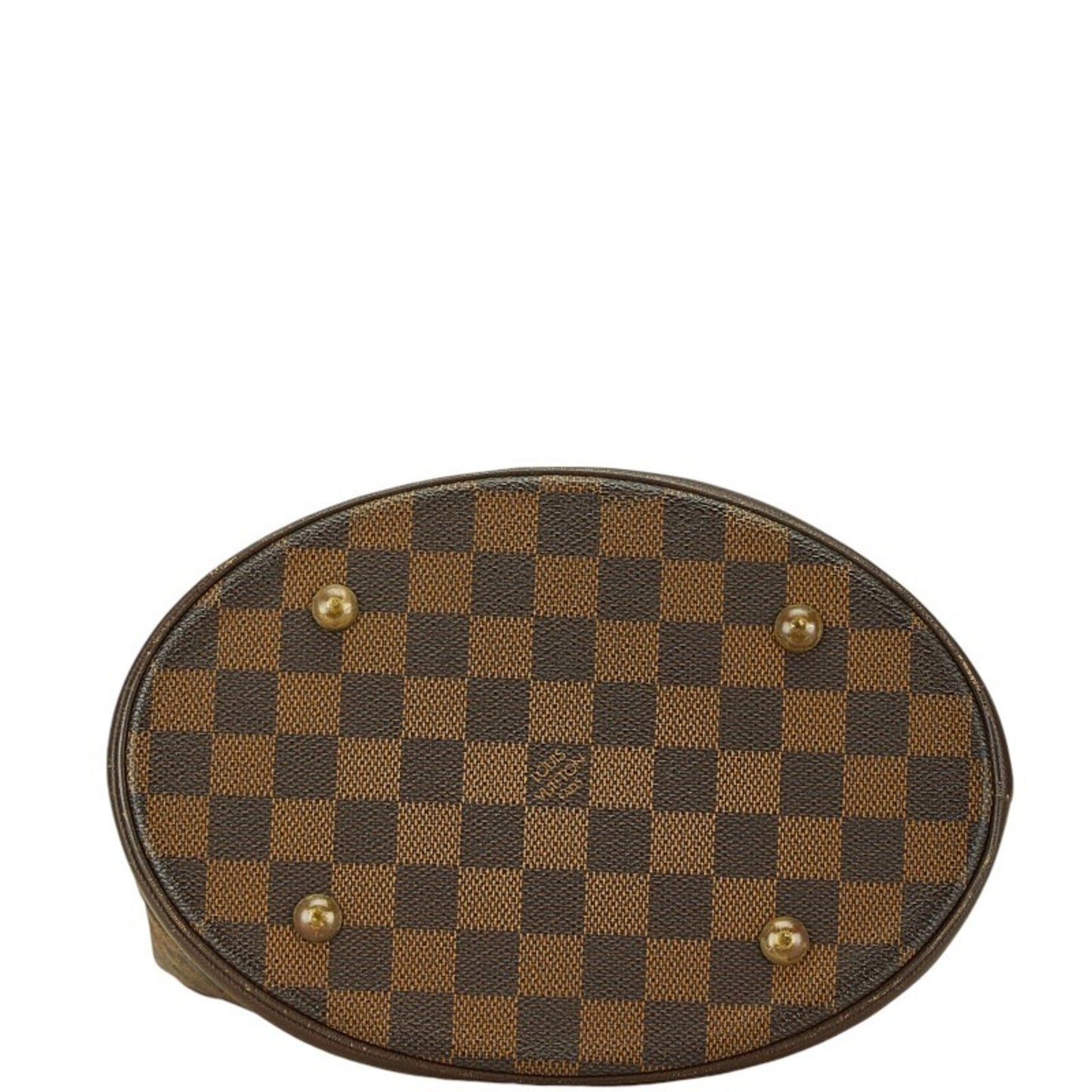 Louis Vuitton Brown Pvc Leather Shoulder Bag Tote Bag