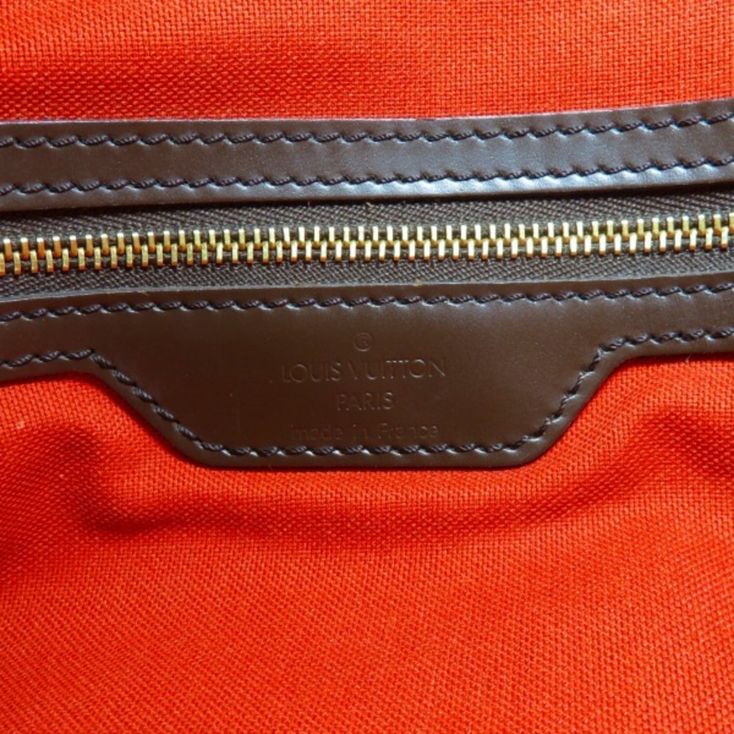 Louis Vuitton Brown Damier Canvas Shoulder Bag Tote Bag