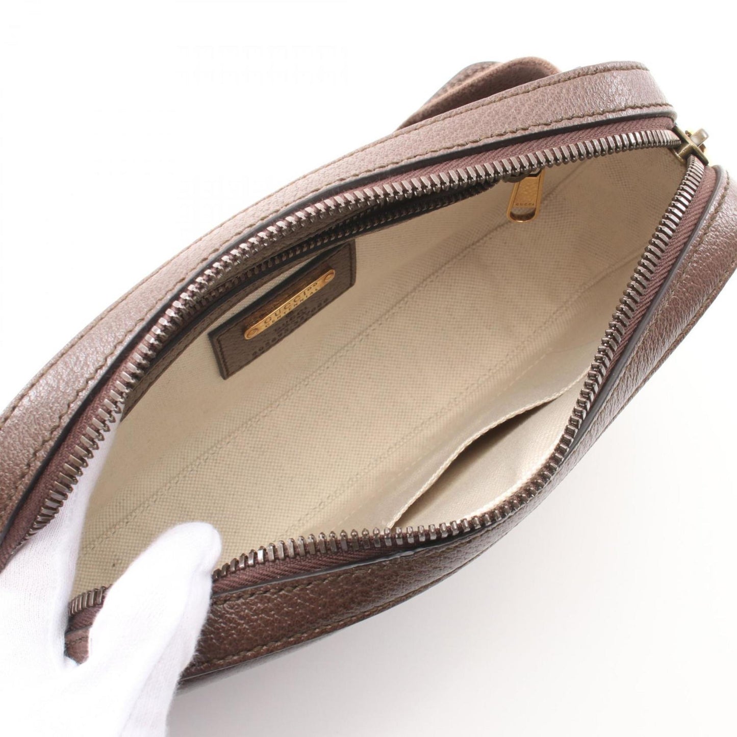 Gucci Brown Multi-Color Leather Fanny Pack Sling Bag
