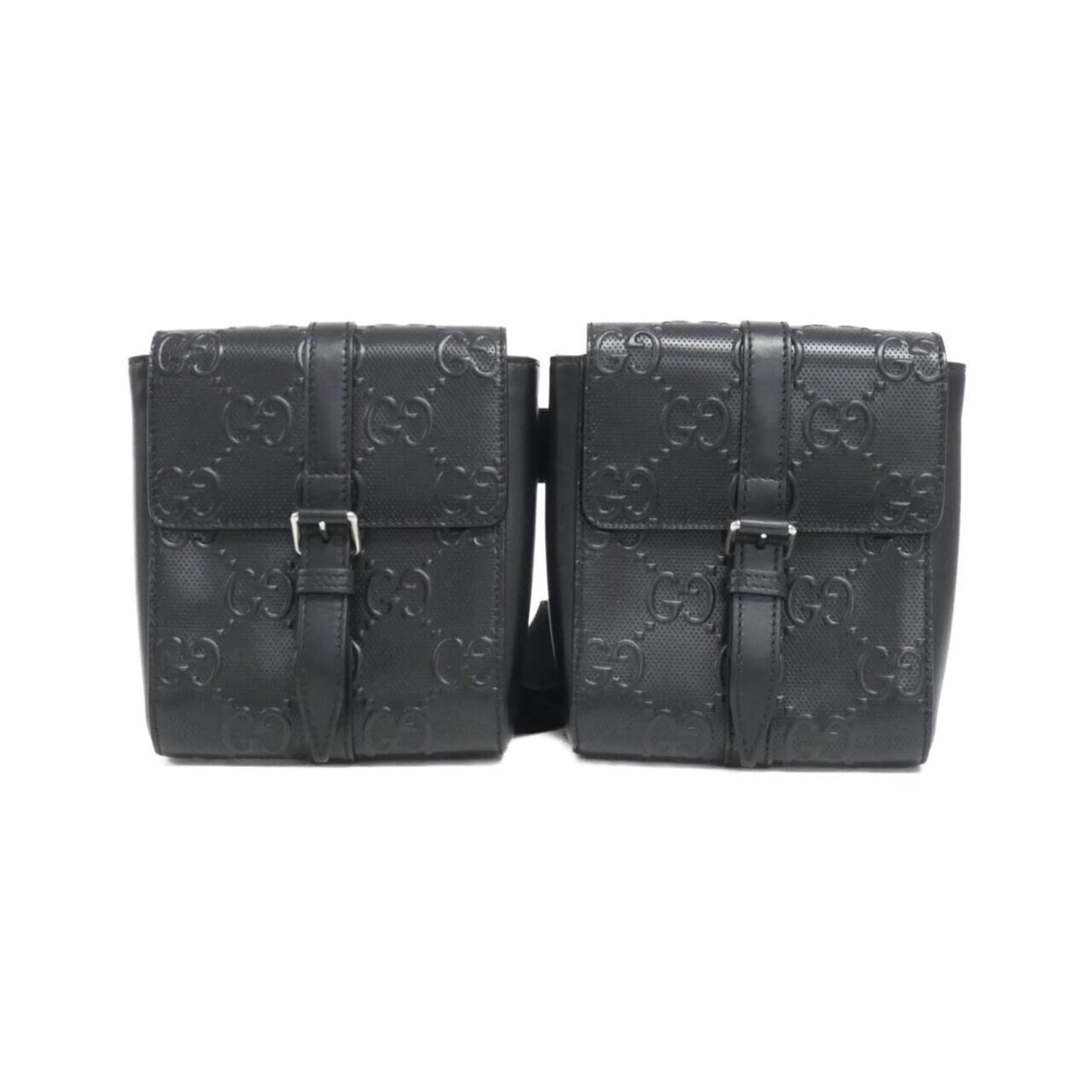 Gucci Black Embossed Fanny Pack ()
