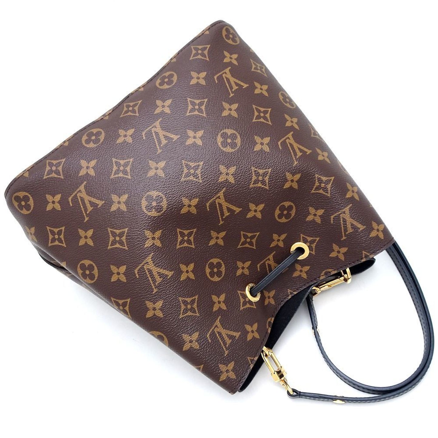 Louis Vuitton Brown Noir Monogram Shoulder Bag
