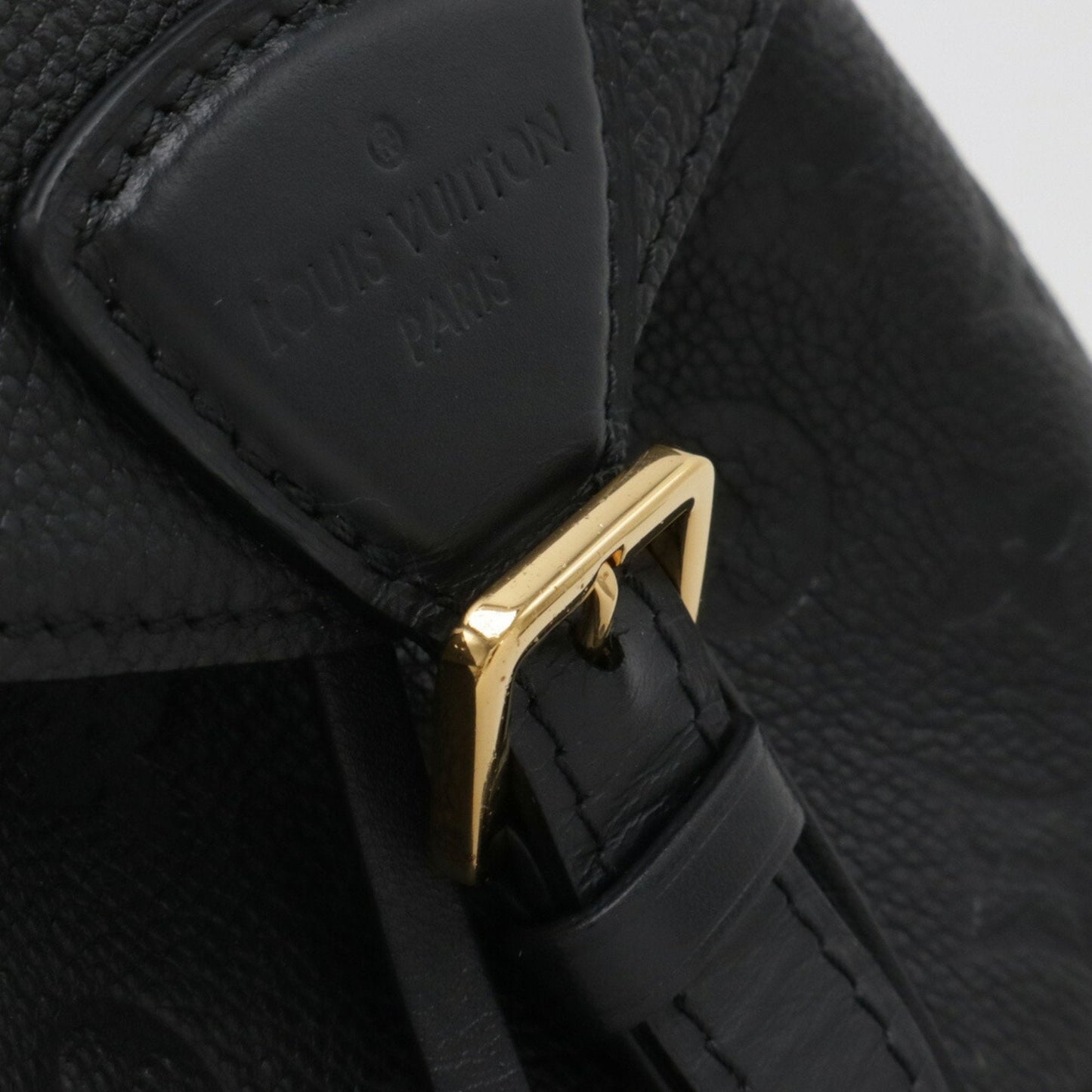 Louis Vuitton Black Noir Monogram Empreinte Leather Backpack