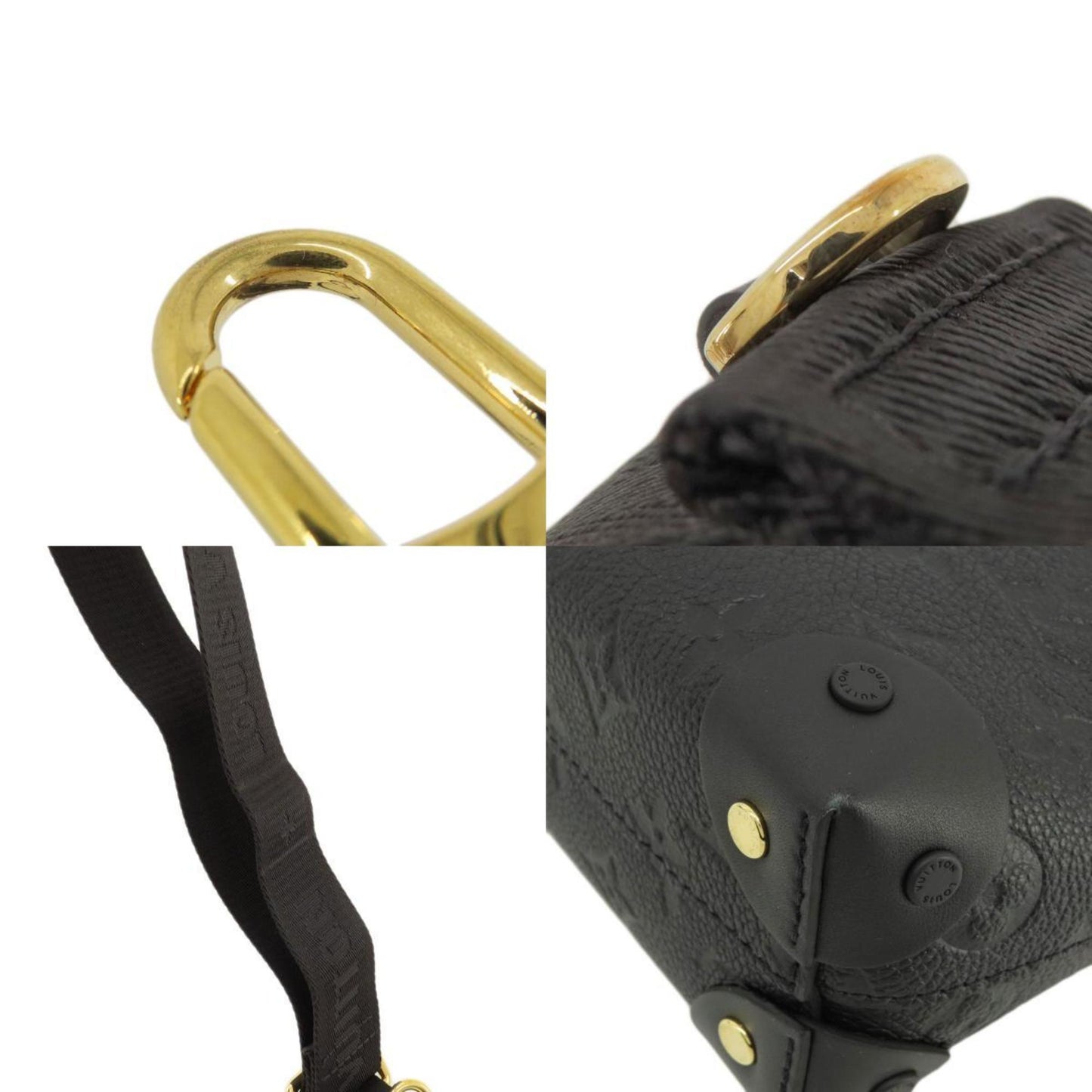 Louis Vuitton Black Monogram Empreinte Shoulder Bag