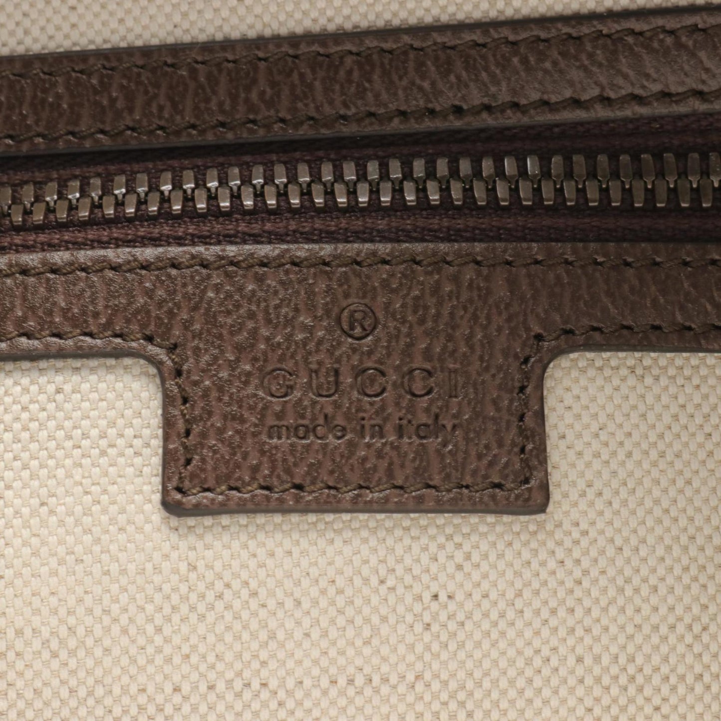 Gucci Beige Brown Multi-Color Pvc Coated Canvas Leather Boston Bag