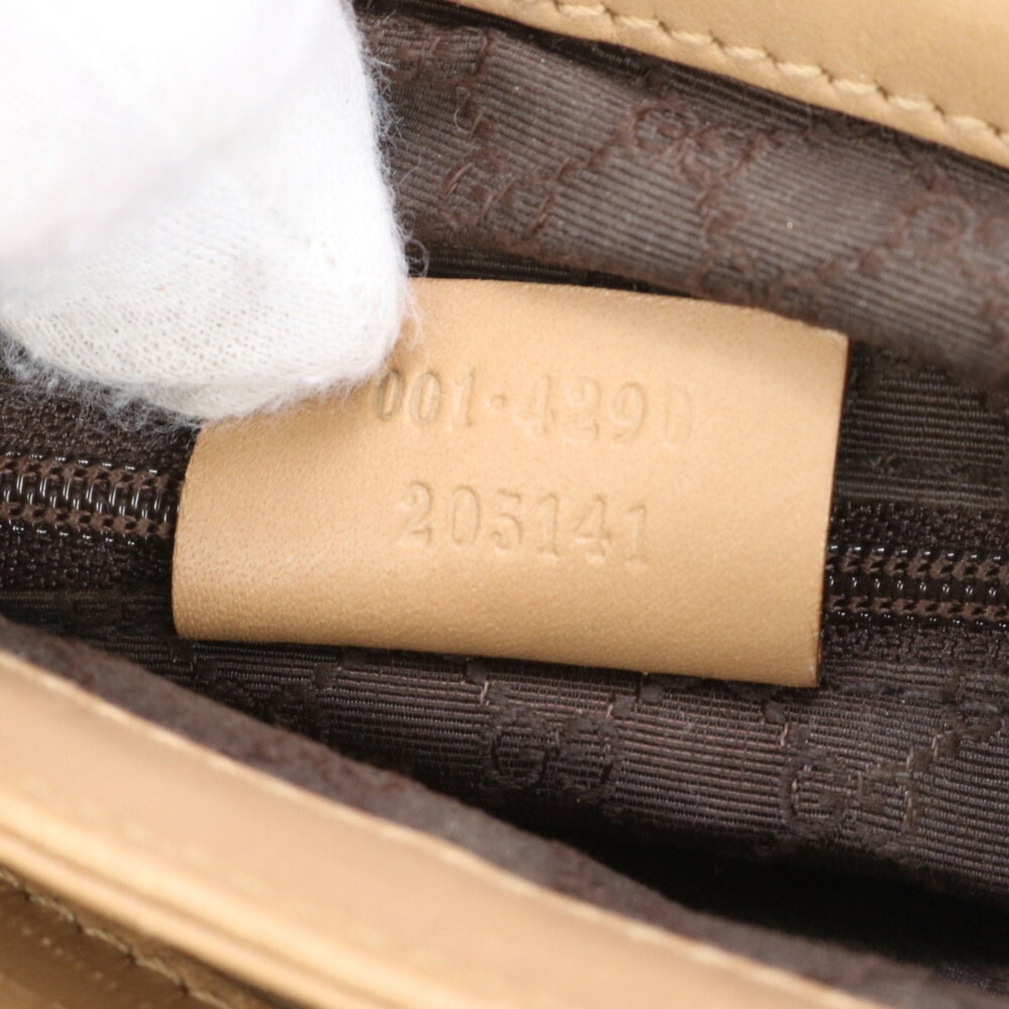 Gucci Light Brown Leather Shoulder Bag