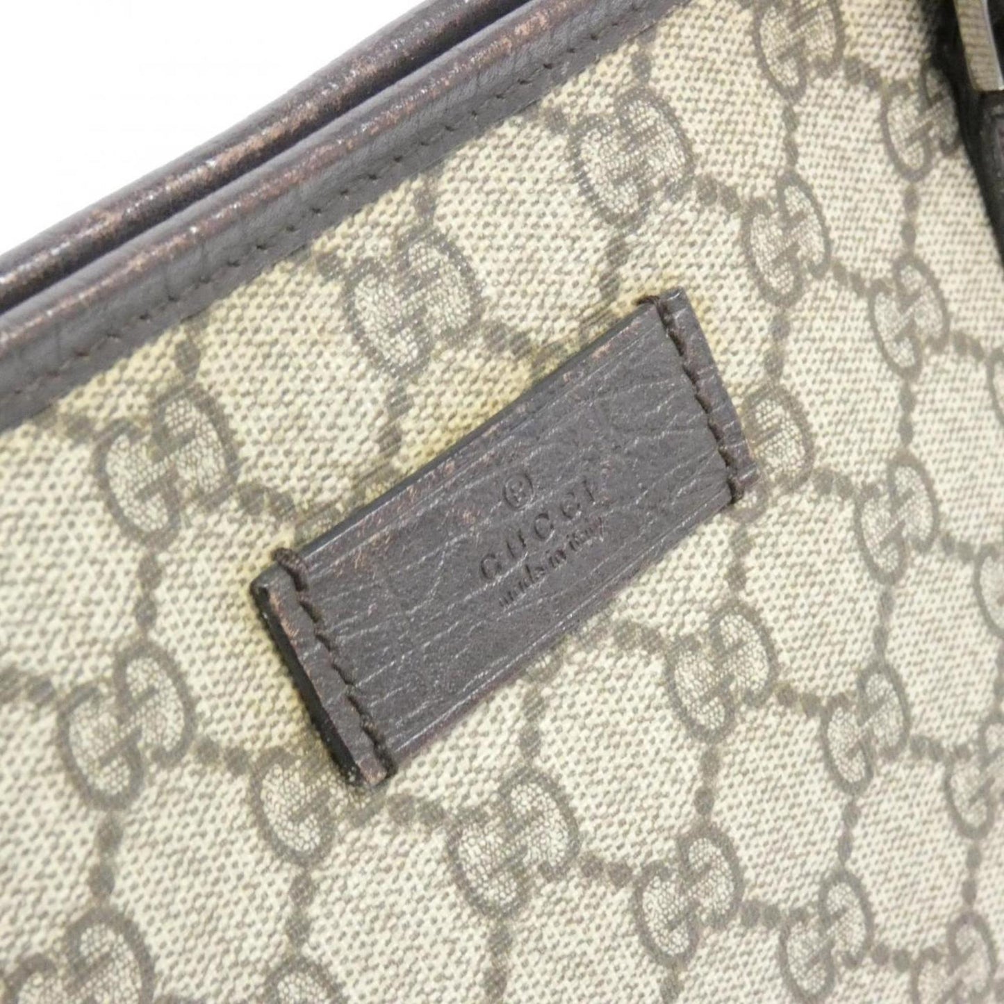 Gucci Beige Brown Gg Plus Tote Bag
