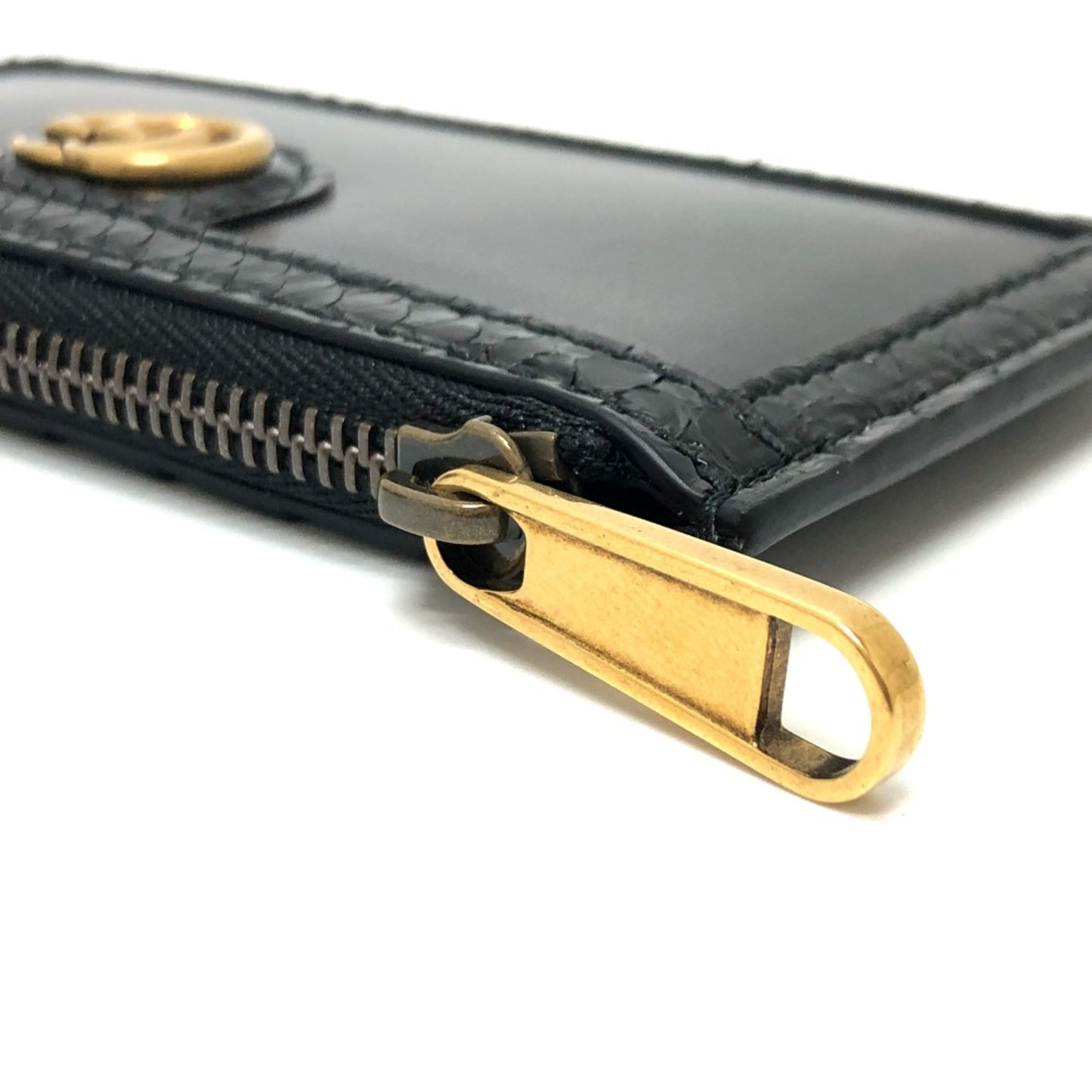 Gucci Black Leather Coin Purse/Coin Case