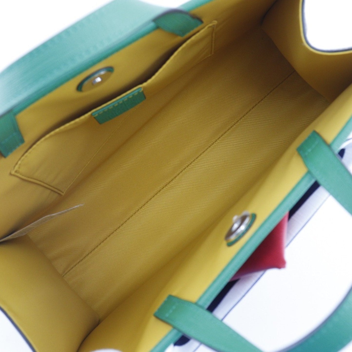 Gucci Brown Green Gg Supreme Canvas Handbag Tote Bag