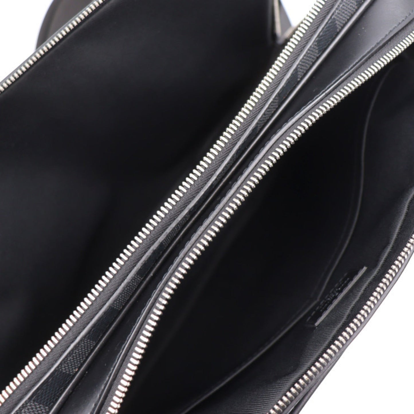 Louis Vuitton Black Gray Damier Graphite Leather Shoulder Bag