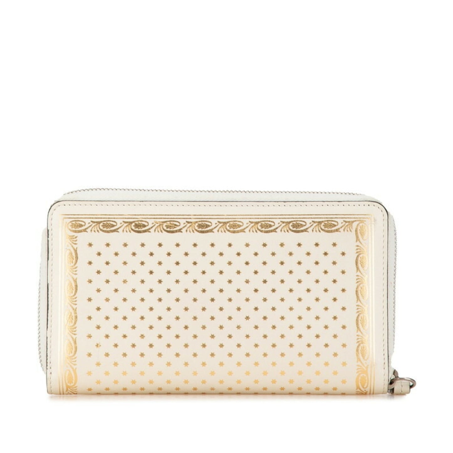 Gucci Ivory White Leather Long Wallet (Bi-Fold)