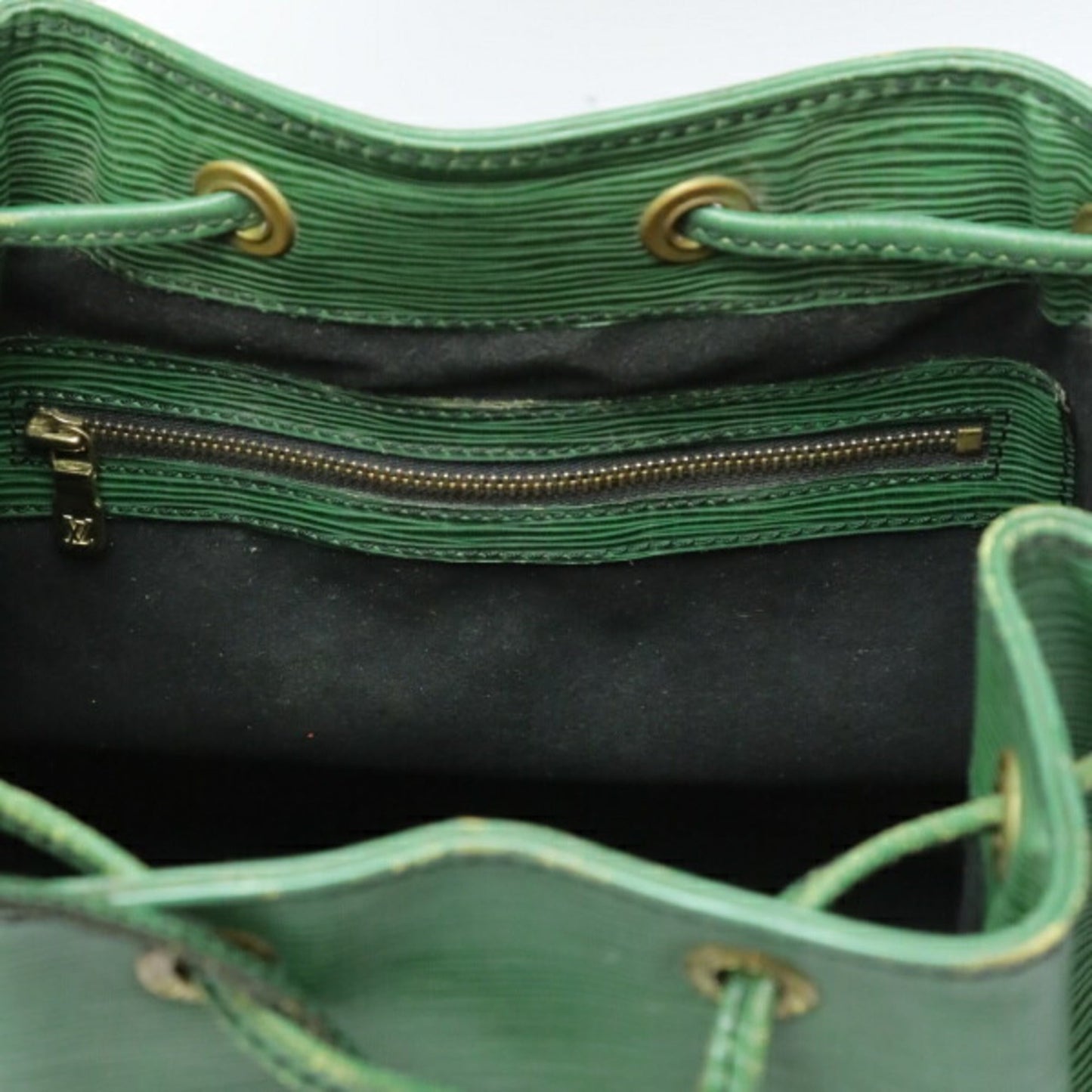 Louis Vuitton Borneo Green Epi Leather Shoulder Bag