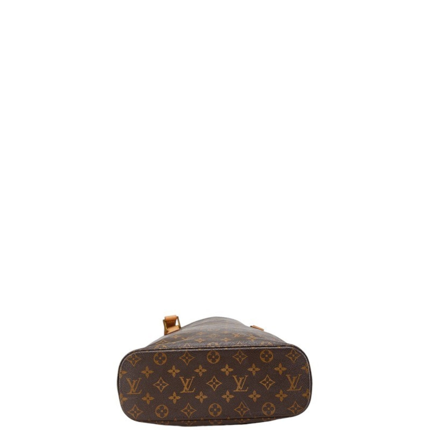 Louis Vuitton Brown Pvc Leather Shoulder Bag Tote Bag
