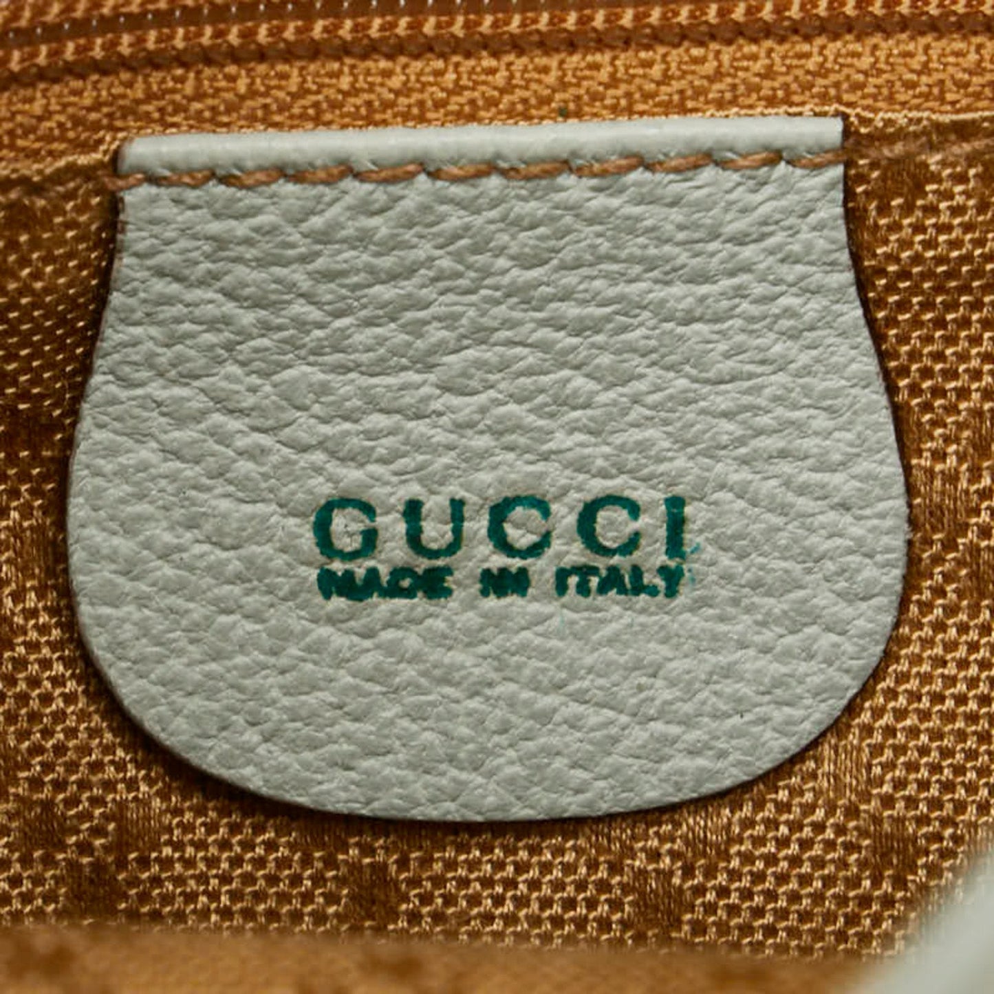Gucci Light Blue Leather Suede Backpack